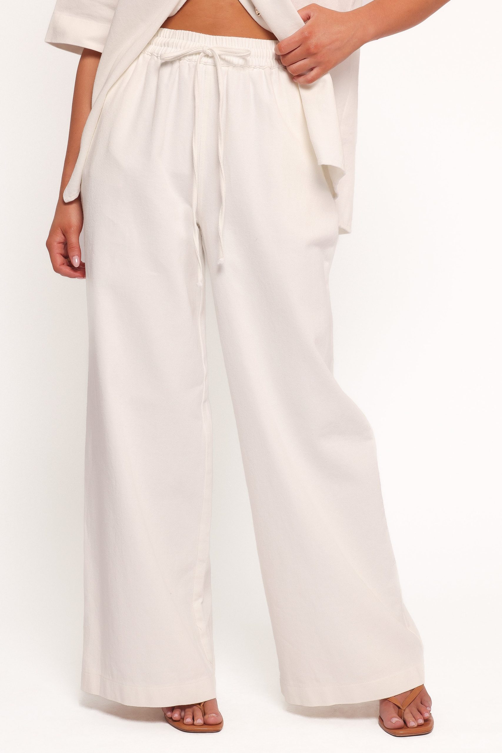 Odelia Denim Pant - Off White - Image 5