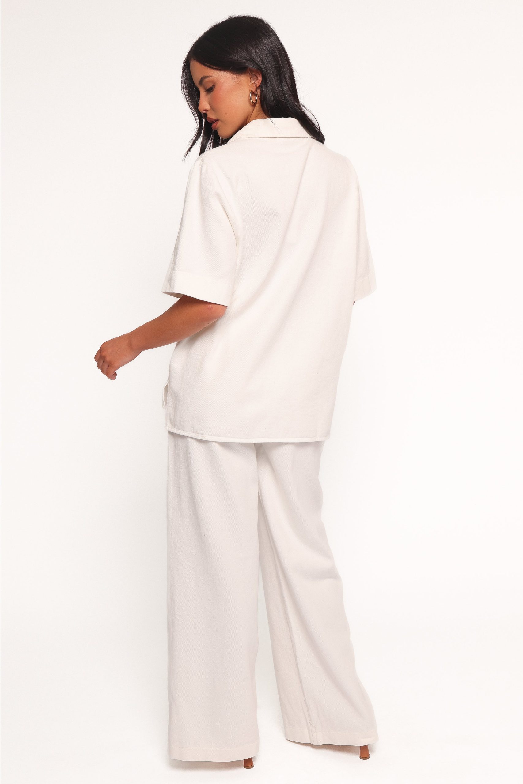 Odelia Denim Pant - Off White - Image 4