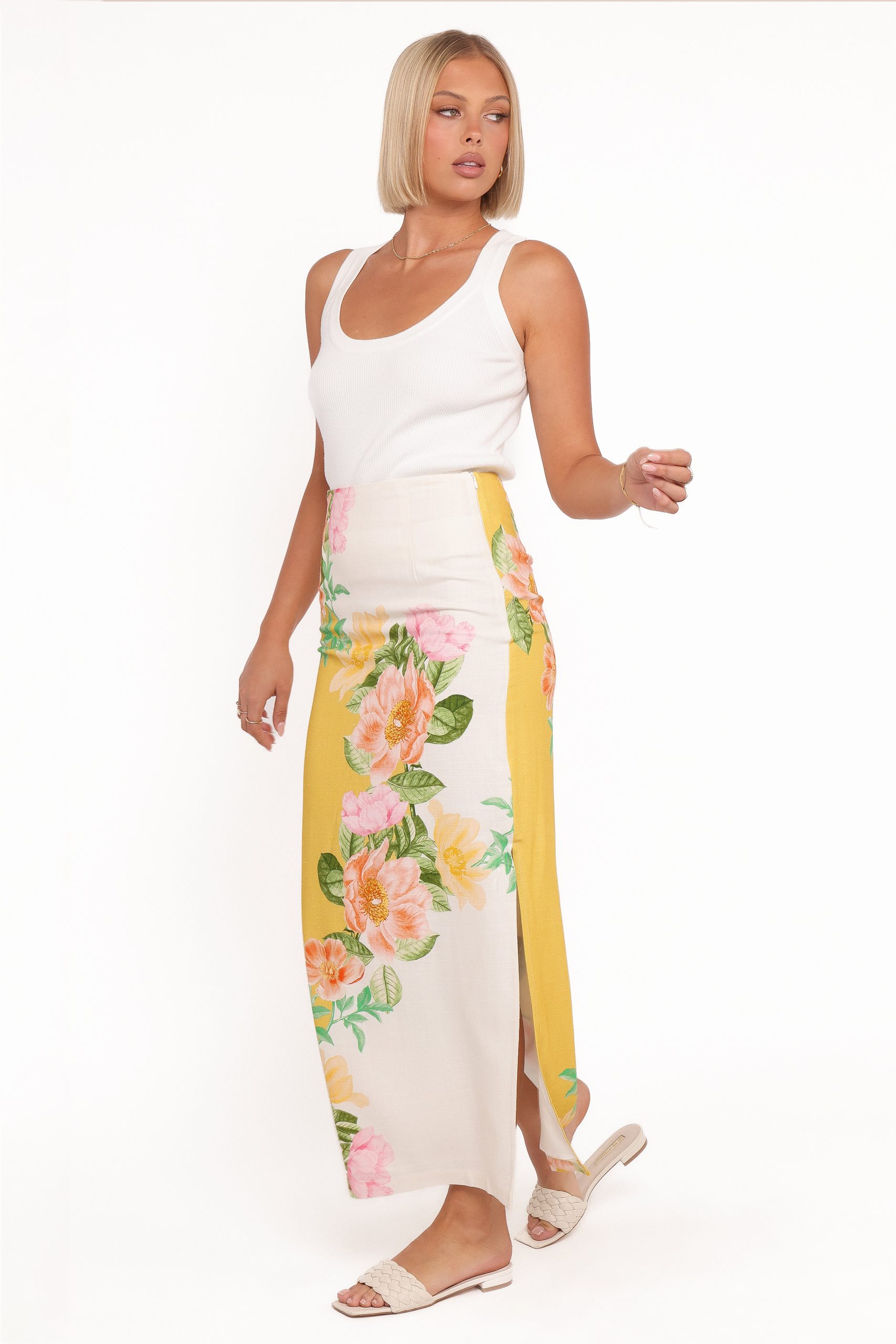 Peta Maxi Skirt - Yellow Poppy - Image 5
