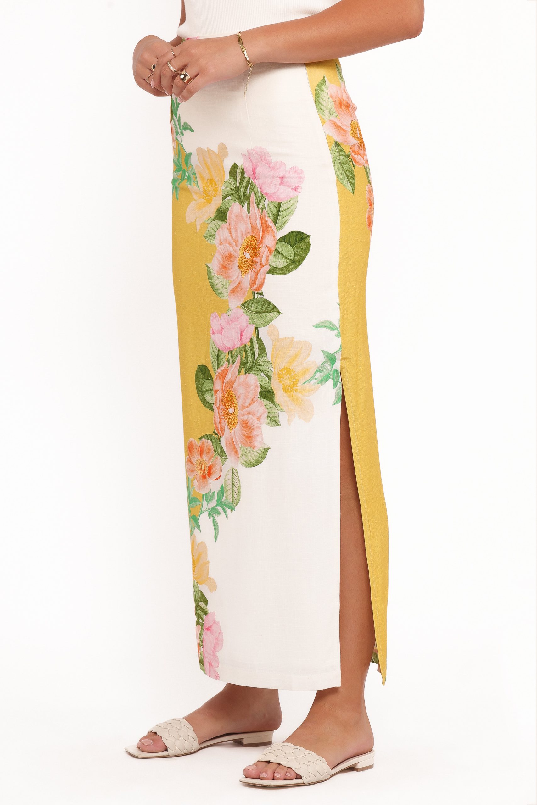 Peta Maxi Skirt - Yellow Poppy - Image 3