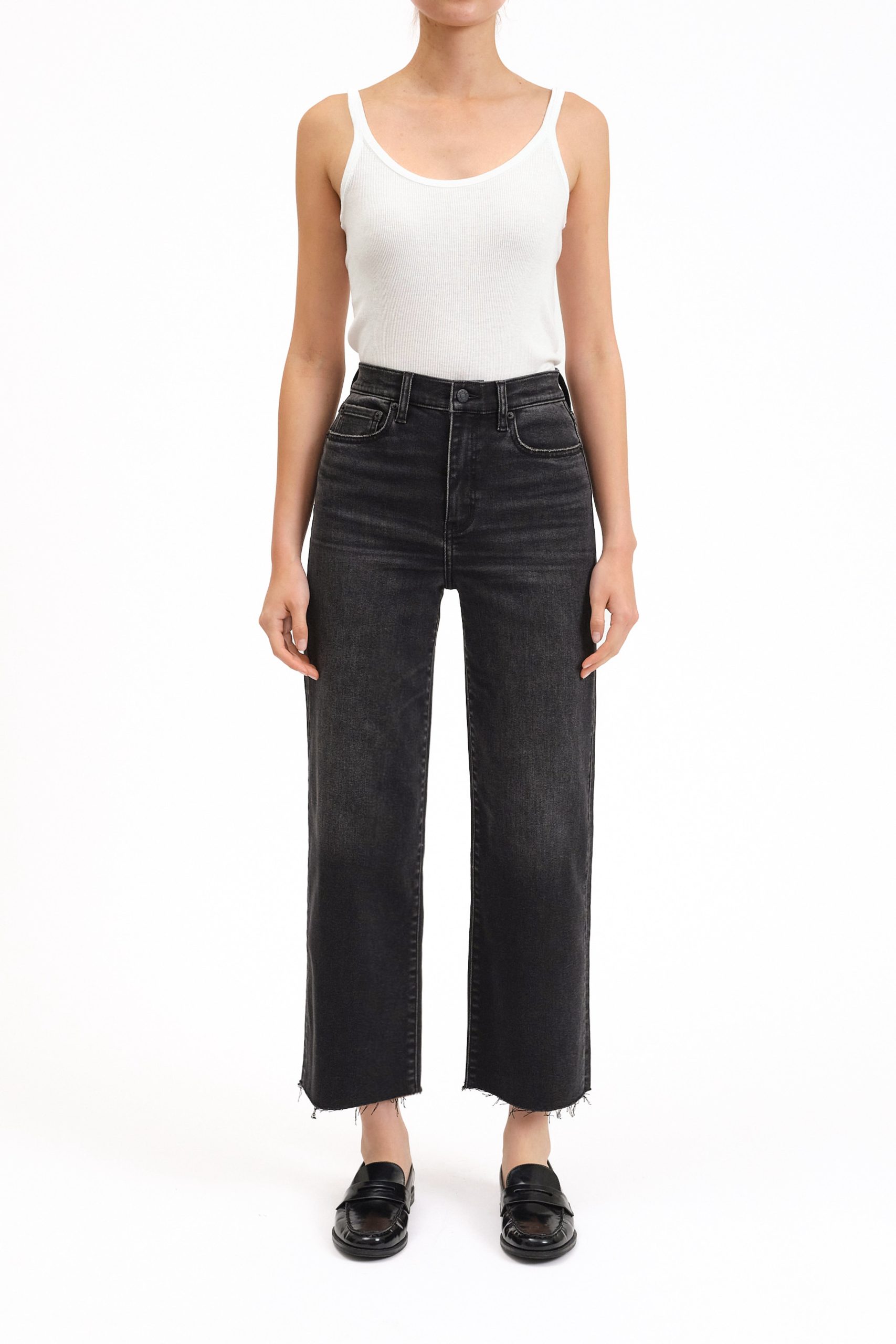 Pleaser Wide Leg Crop Jean - Twilight - Image 3