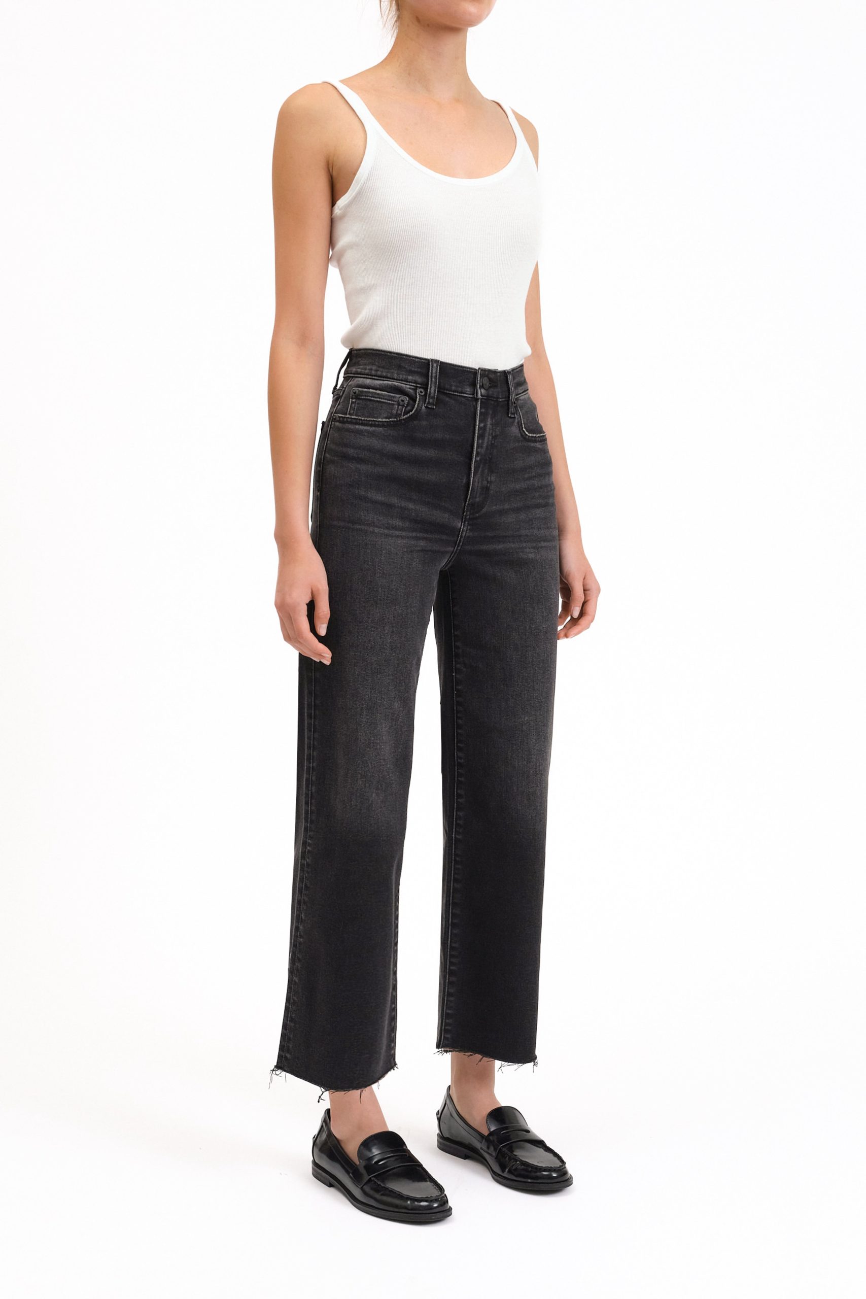 Pleaser Wide Leg Crop Jean - Twilight - Image 4