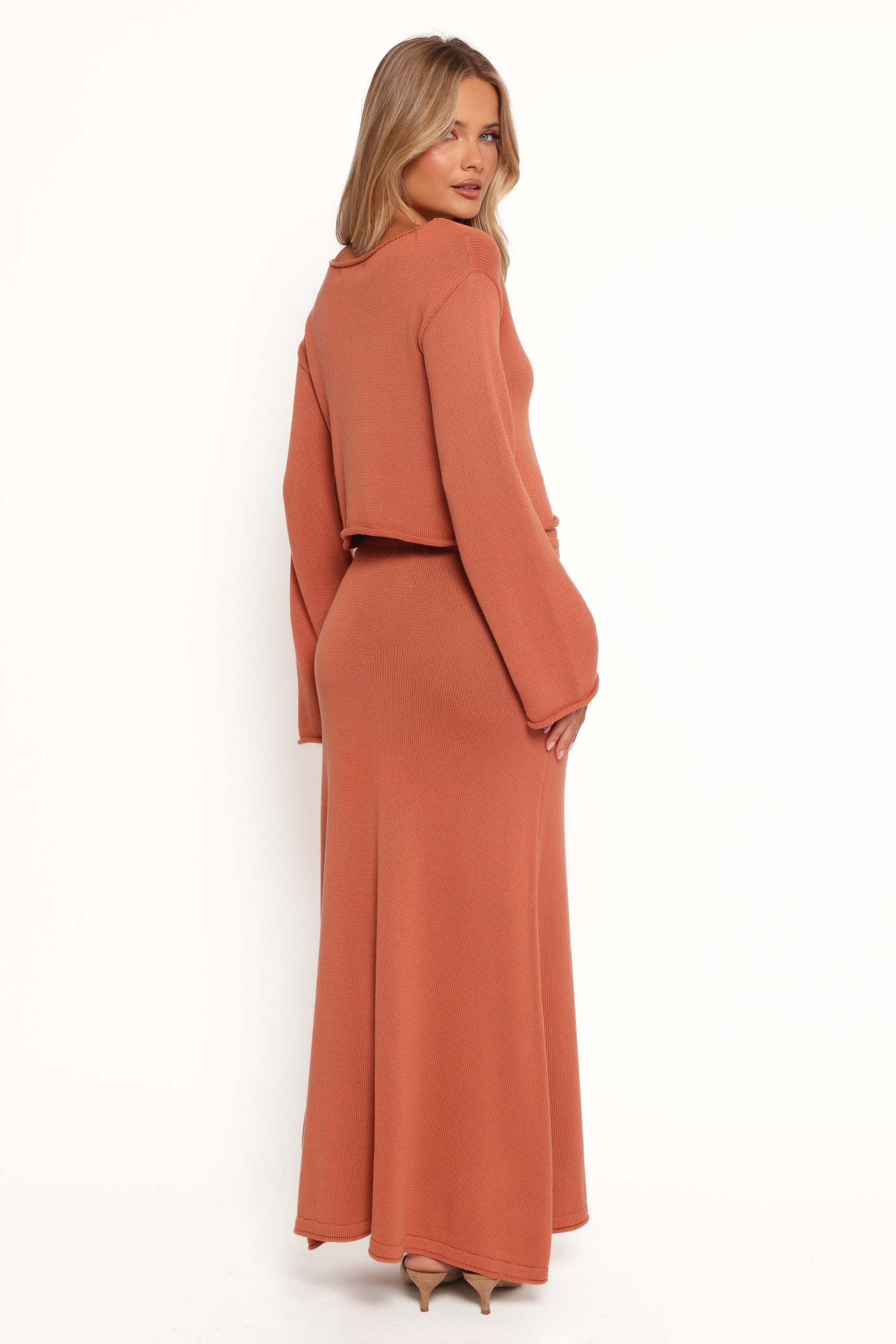 Rooney Knit Skirt - Cinnamon - Image 6