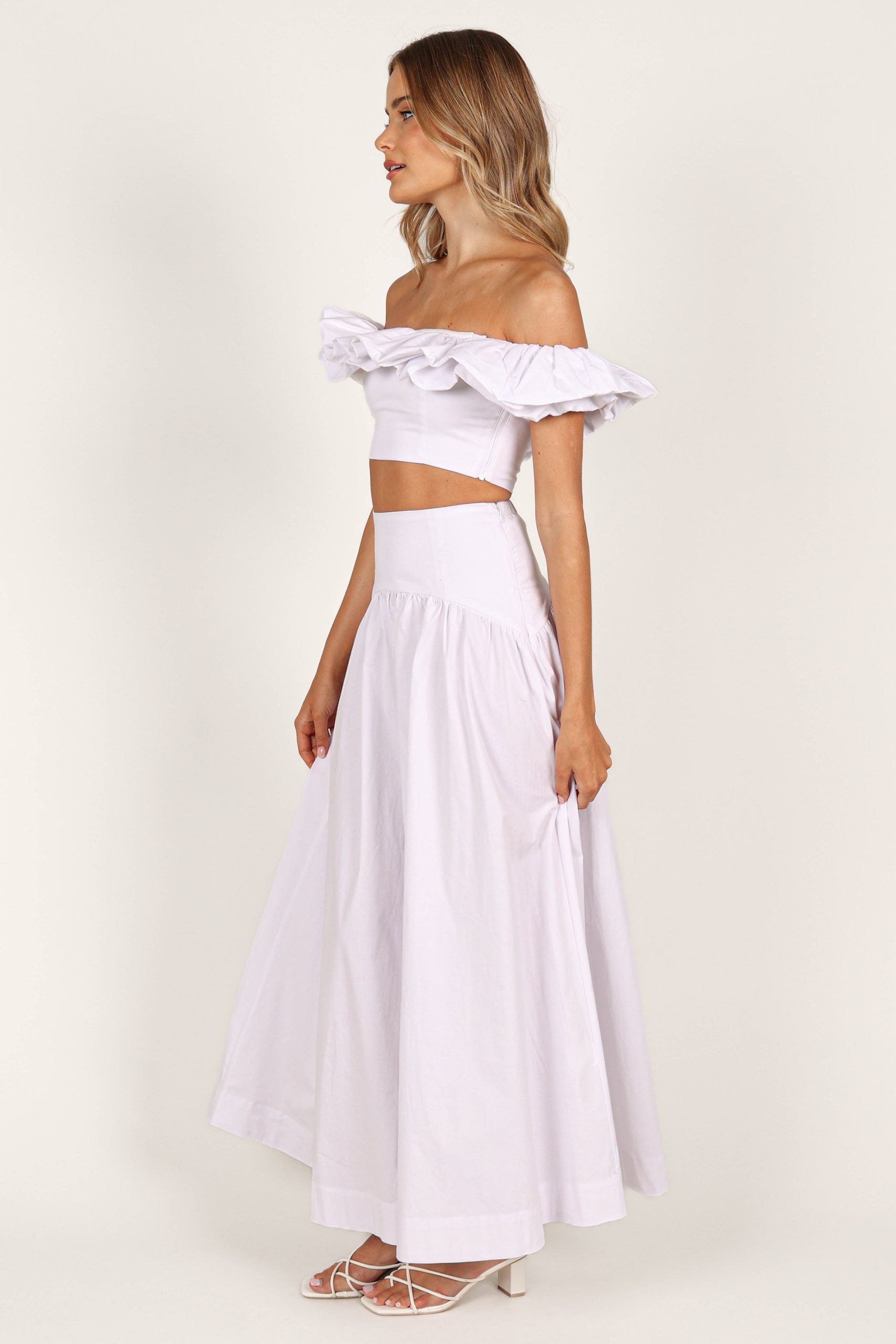 Savannah Maxi Skirt - White - Image 8