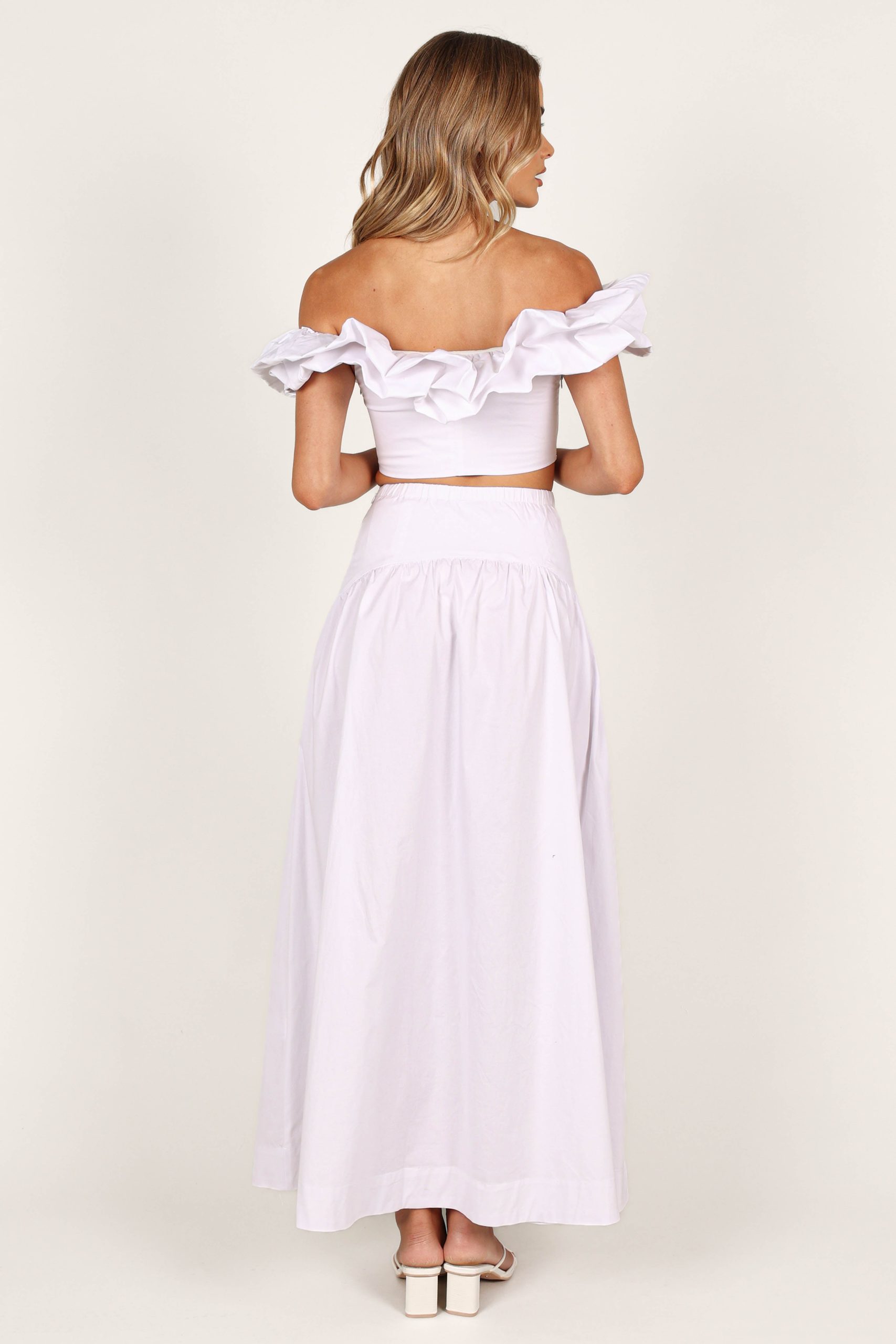 Savannah Maxi Skirt - White - Image 9