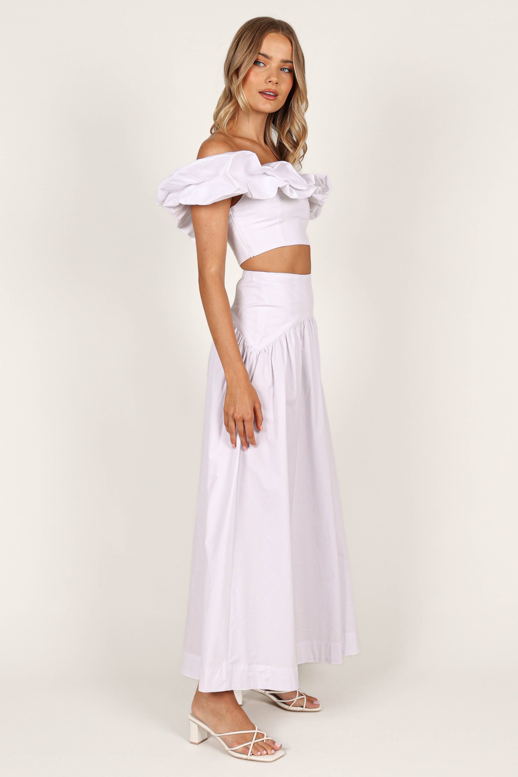 Savannah Maxi Skirt - White - Image 10
