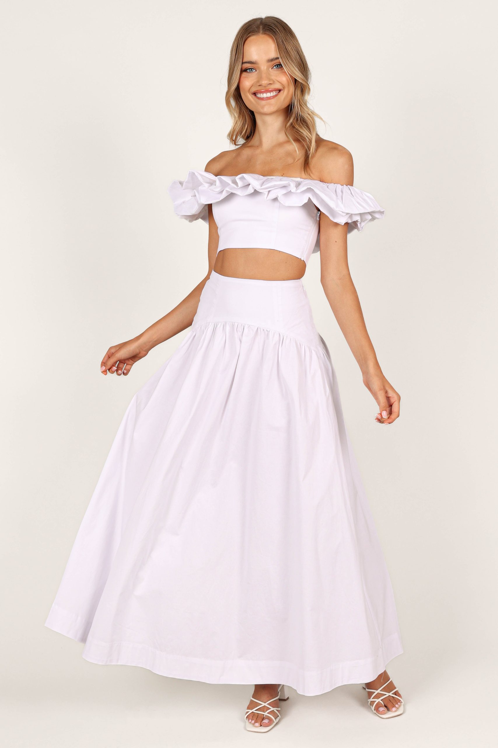 Savannah Maxi Skirt - White - Image 11