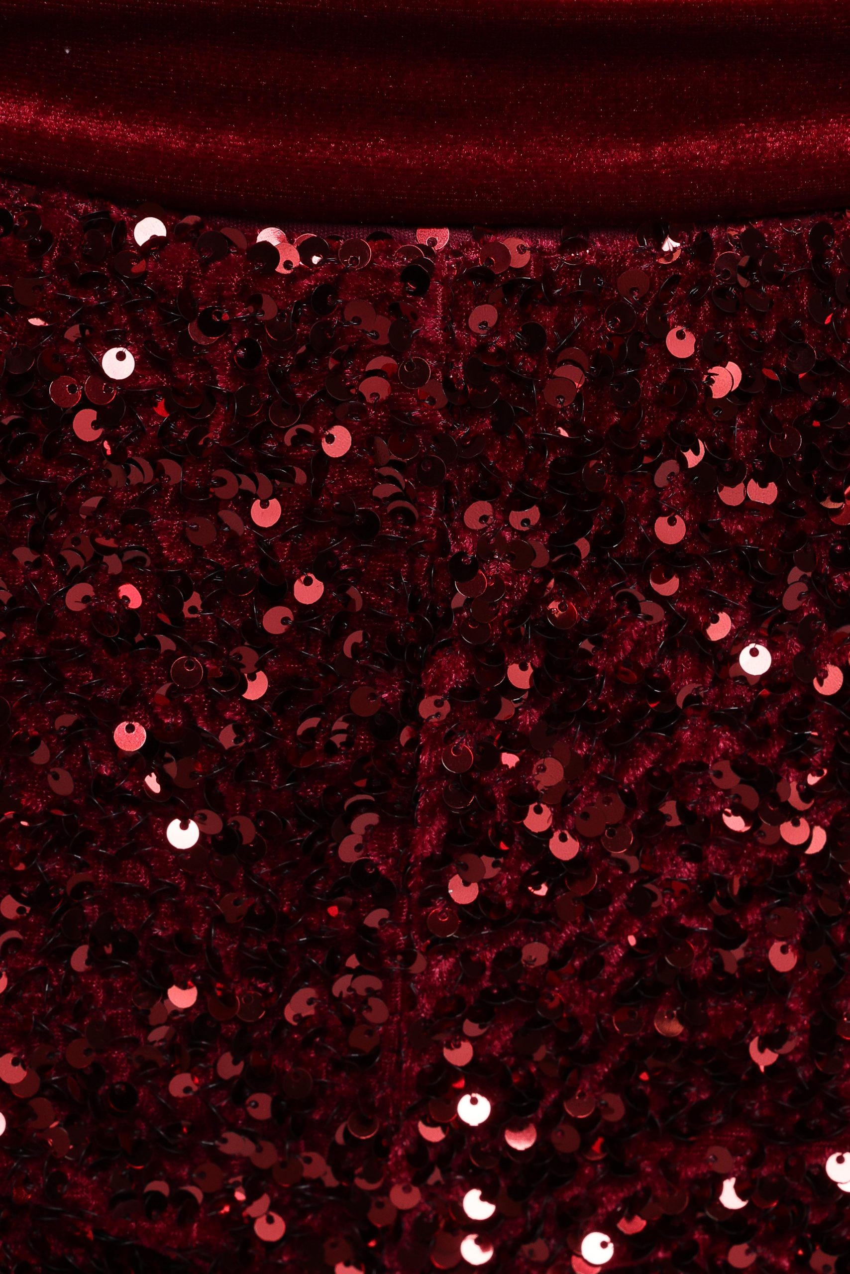 Scarlette Sequins Short - Burgundy - Image 7