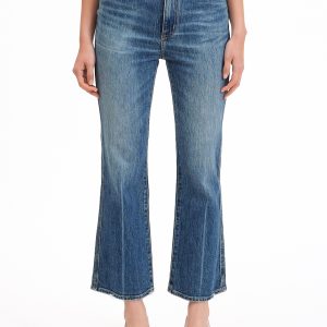 Soho High Rise Ankle Flare Jean - Rush Hour