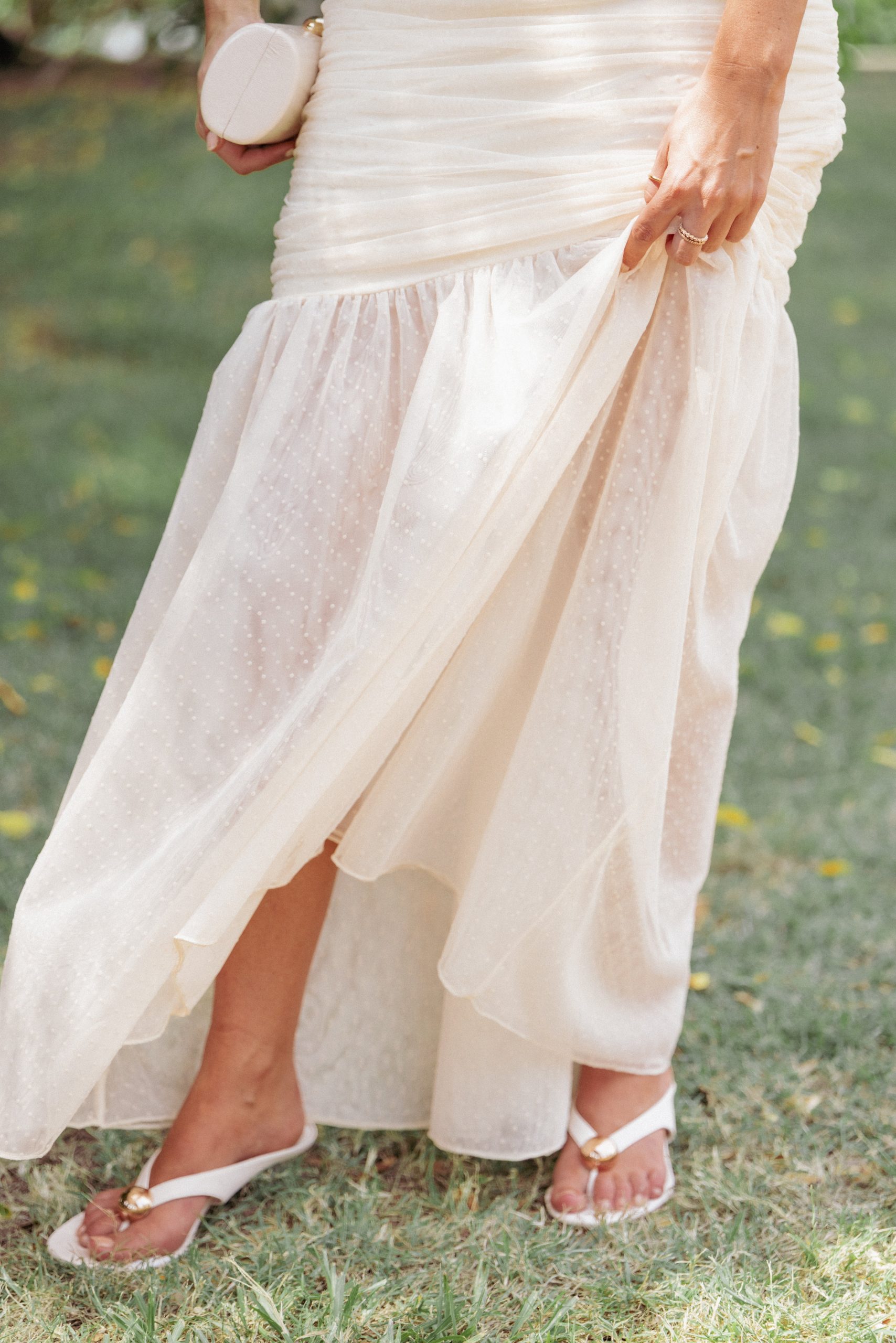 Susan Mesh Drop Waist Skirt - Yellow - Image 7