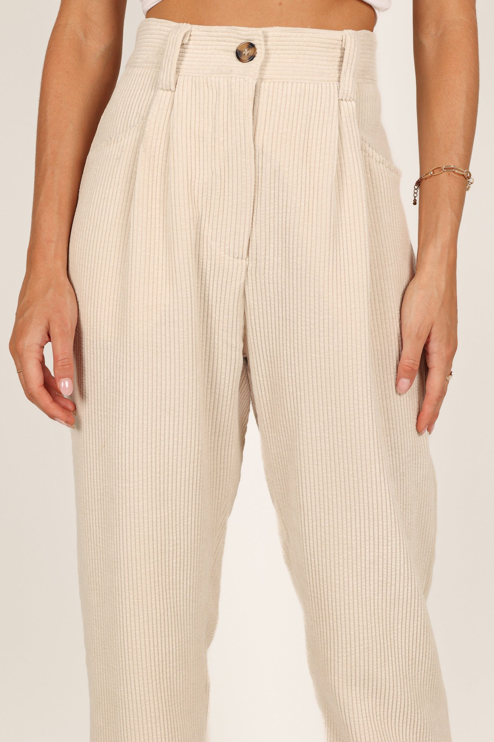 Talaren Cord Pant - Cream - Image 5