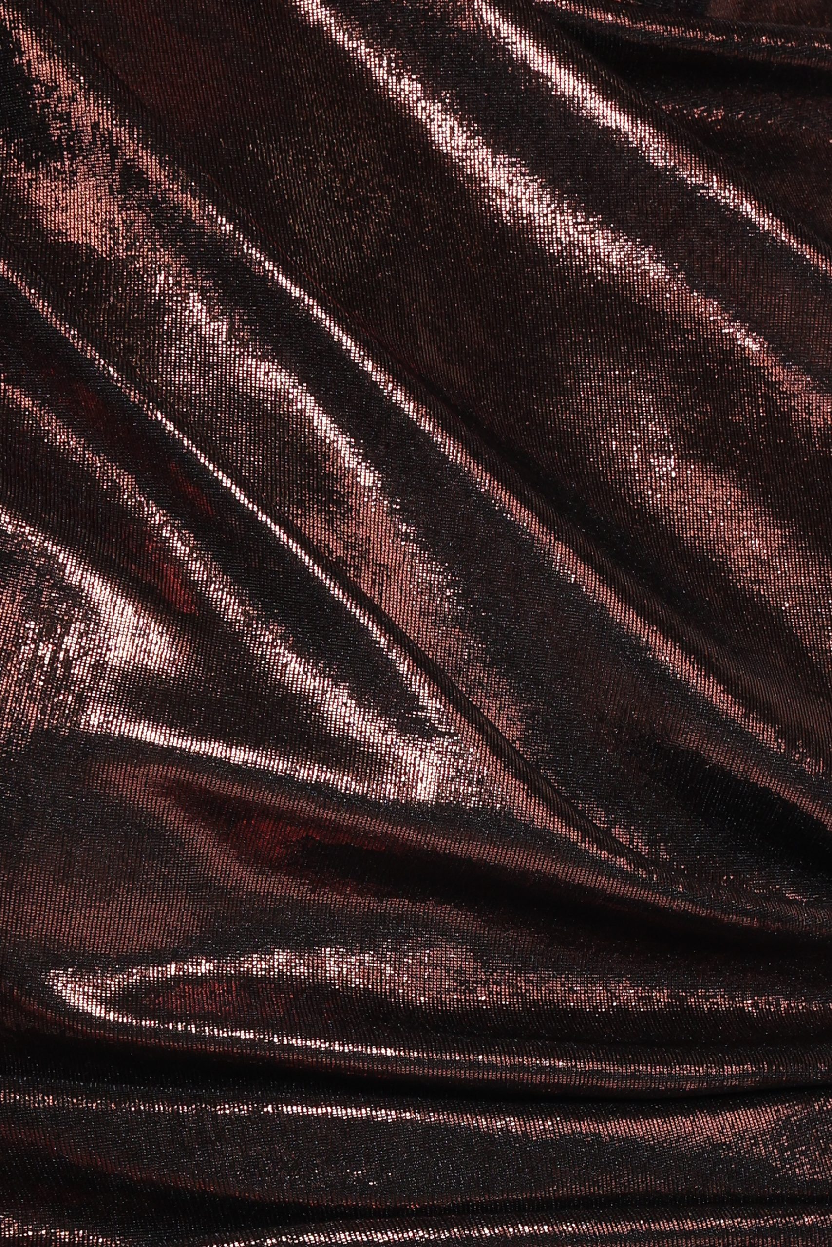 Velman Metallic Maxi Skirt - Bronze - Image 7