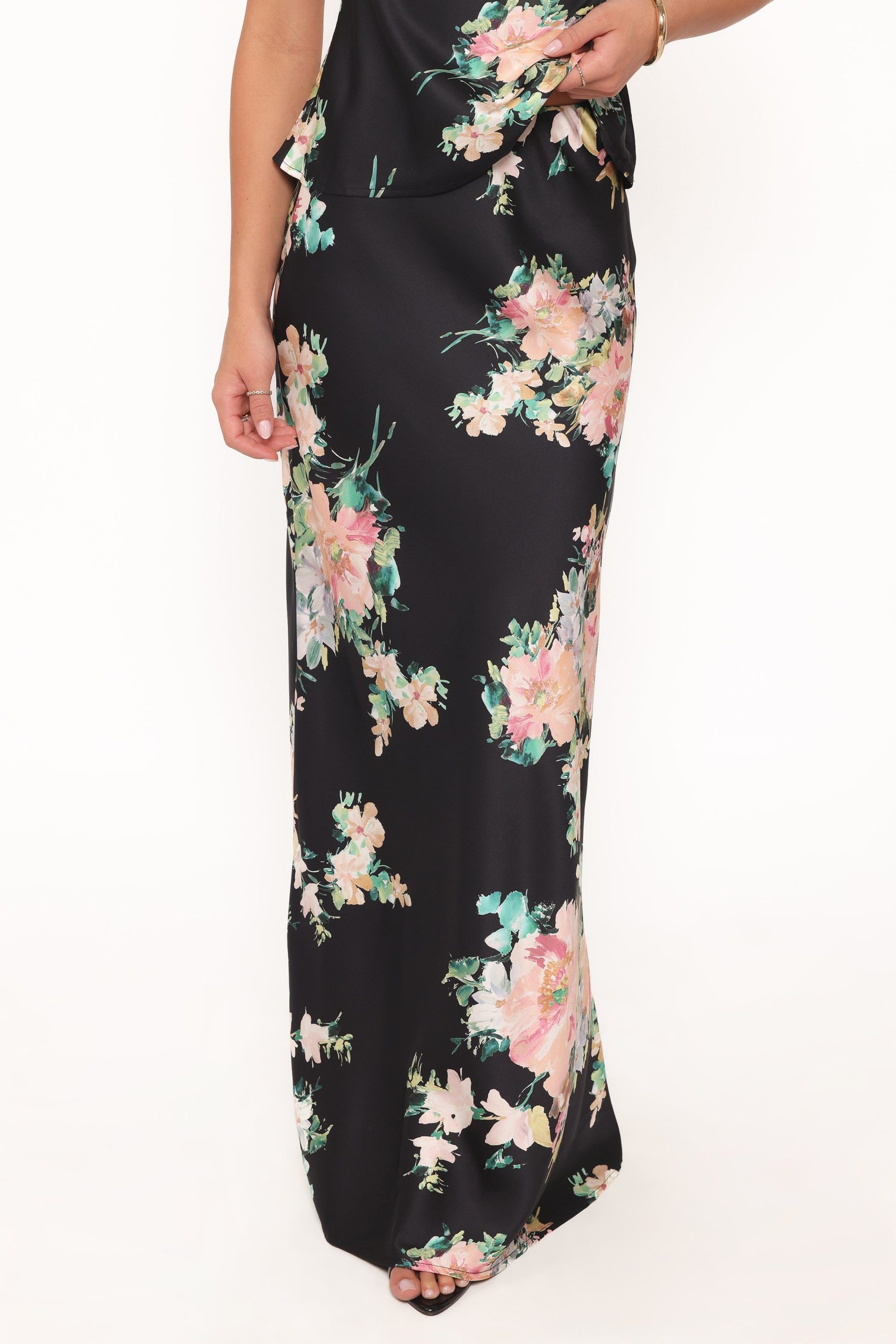 Velman Skirt - Black Floral - Image 3