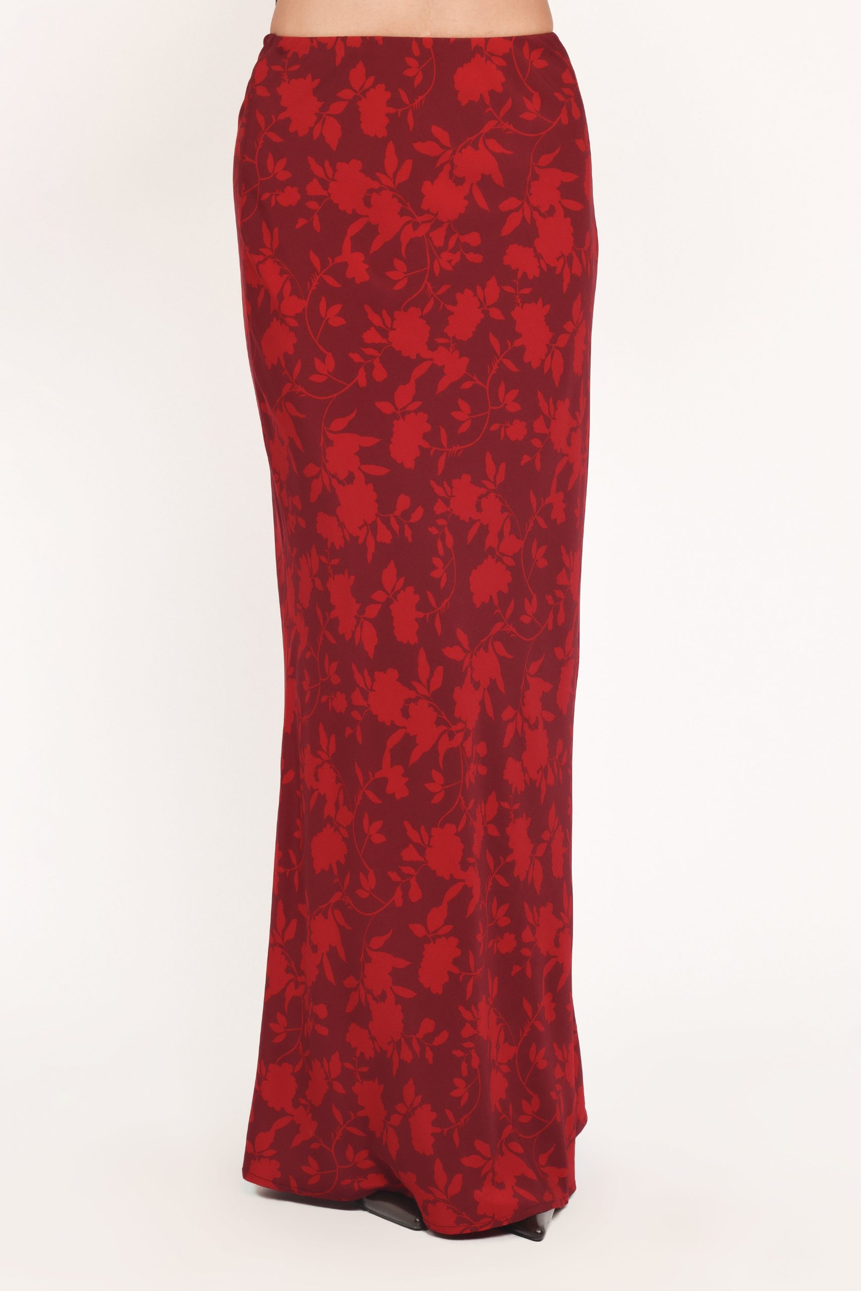 Velman Skirt - Burgundy Floral - Image 2