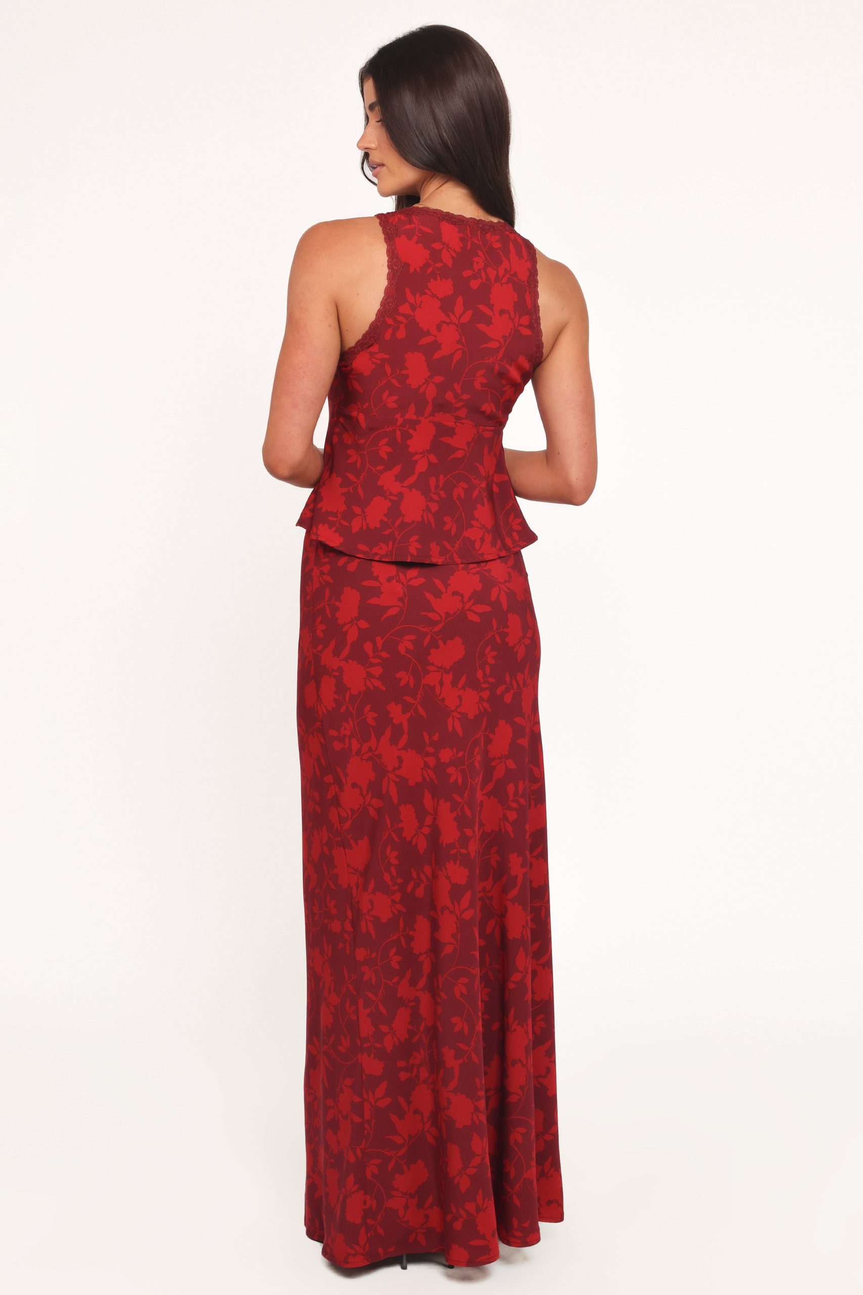 Velman Skirt - Burgundy Floral - Image 4
