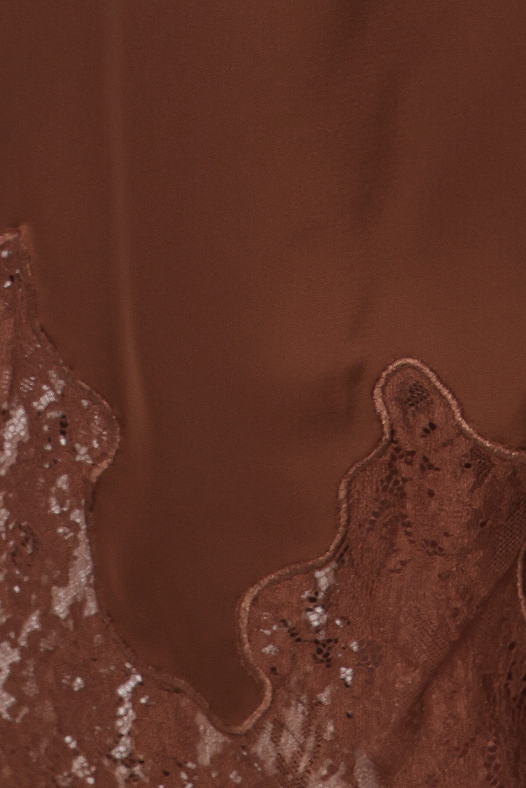 Viola Drawstring Wide Leg Pant - Chocolate - Image 7