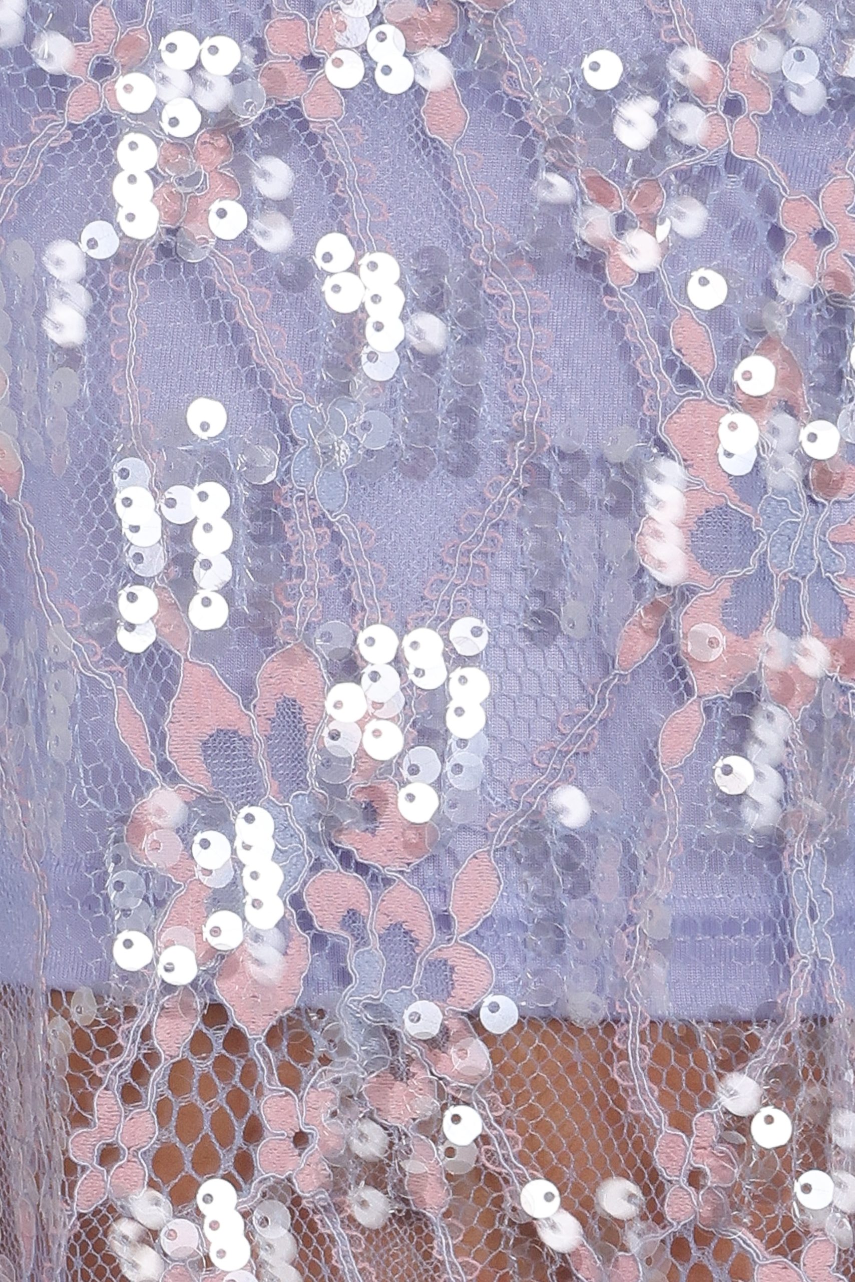 Yonder Sheer Panel Lace Maxi Skirt - Purple - Image 6