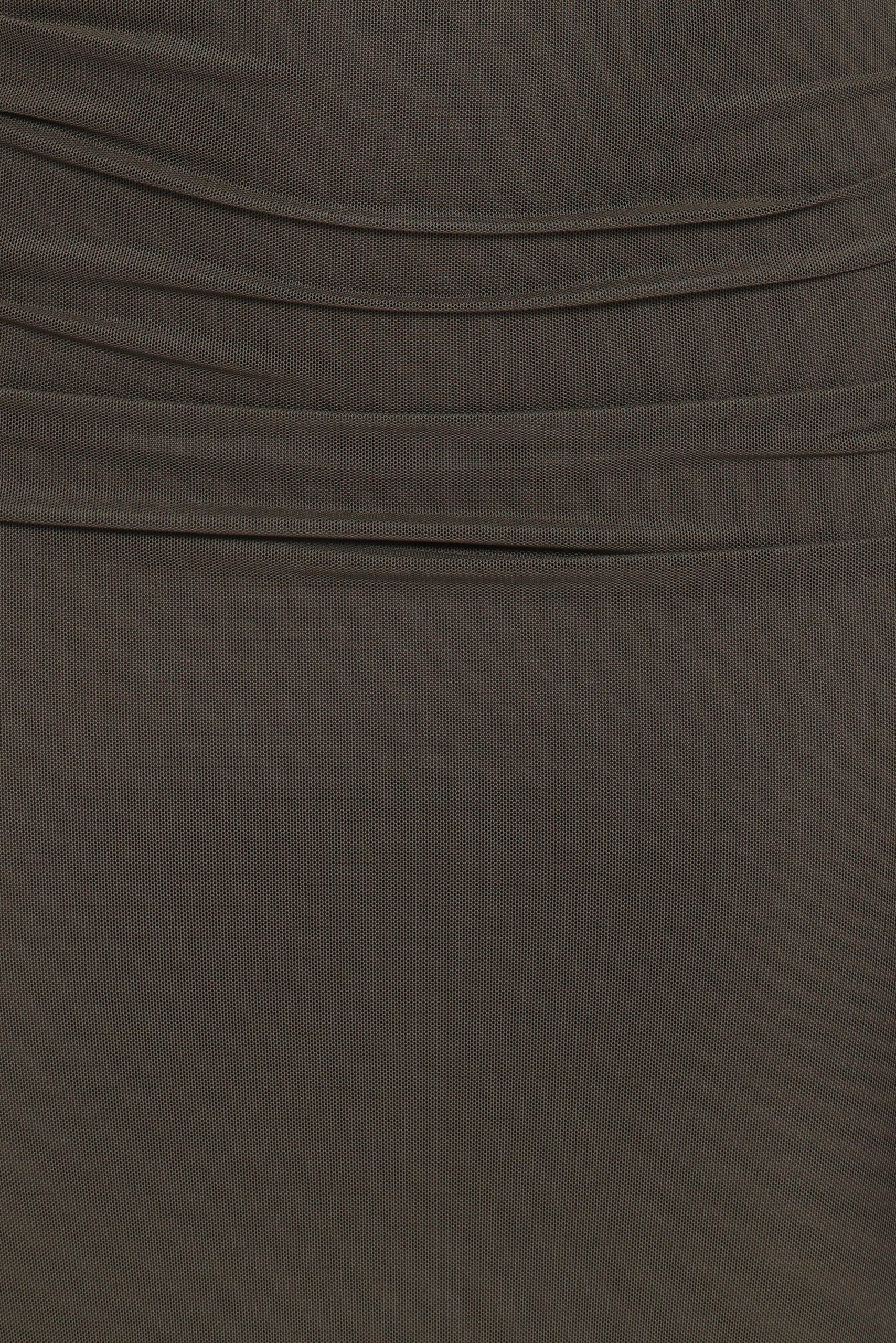 Abbie Off Shoulder Maxi Dress - Olive - Image 5