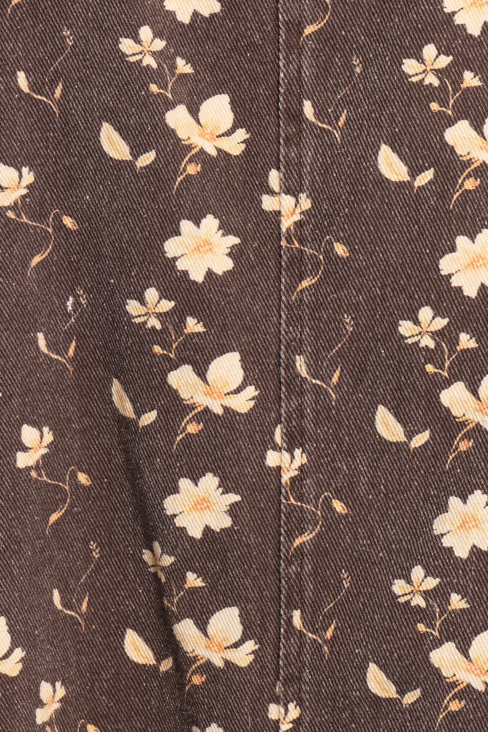 Abbott Mini Dress - Brown Floral - Image 6