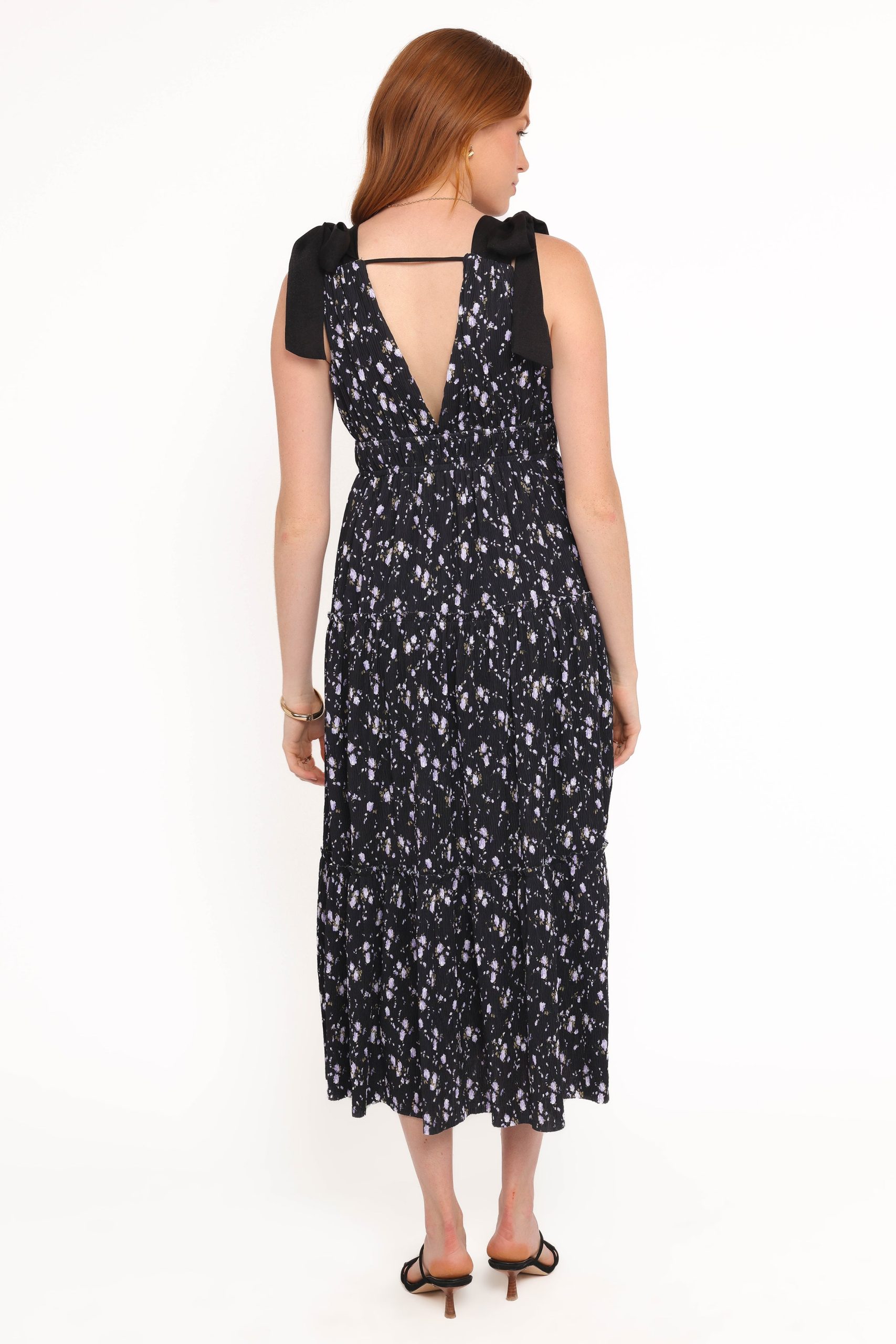 Adeline Maxi Dress - Black Floral - Image 4