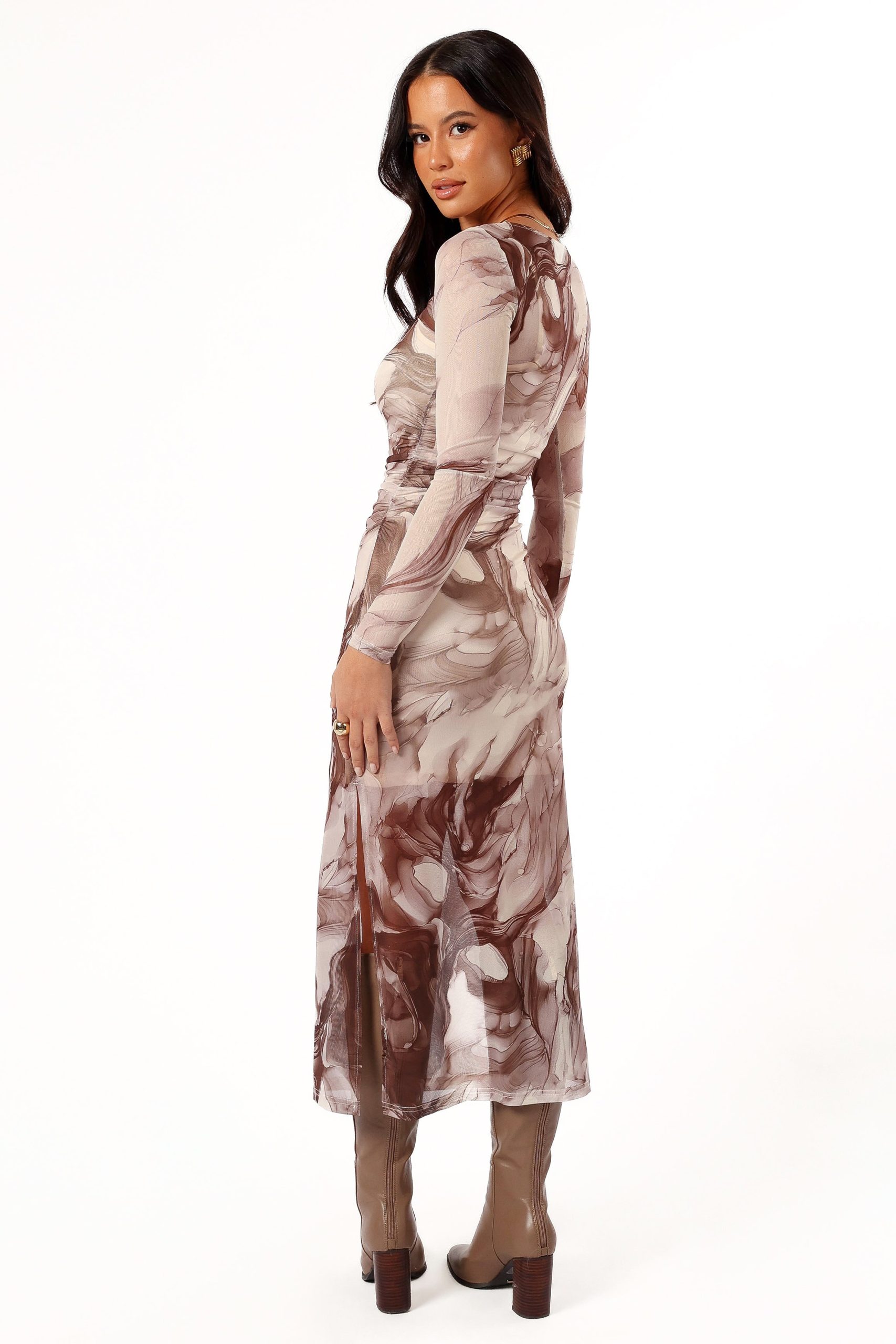 Adrianna Maxi Dress - Cacao - Image 4