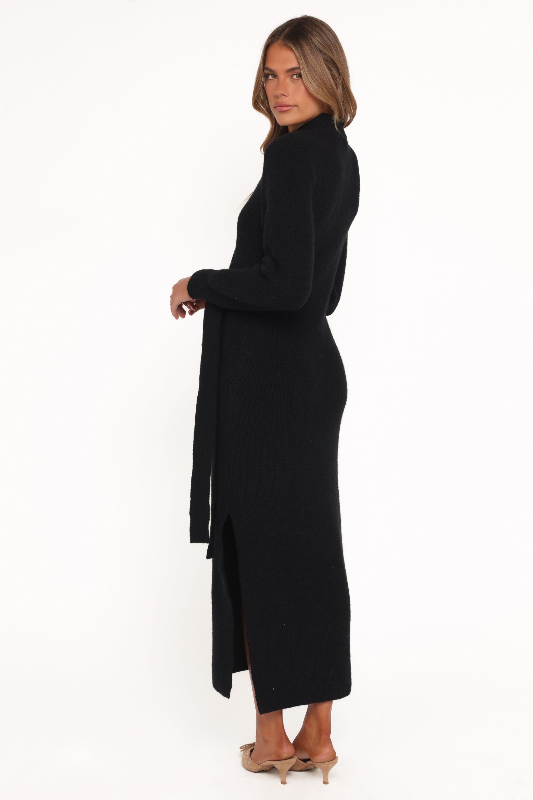 Aerin Knit Dress - Black - Image 5