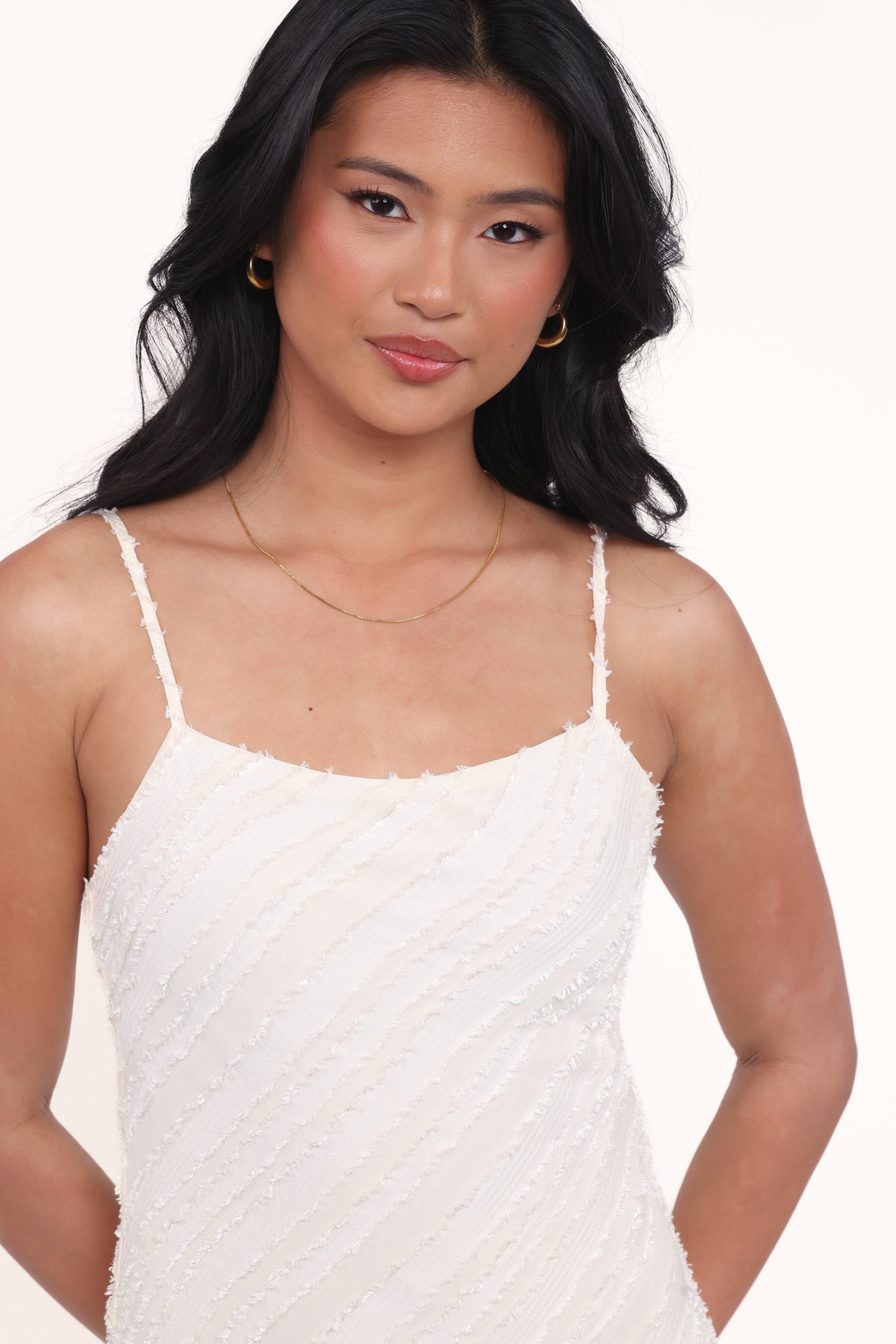 Aileen Midi Dress - Cream - Image 2