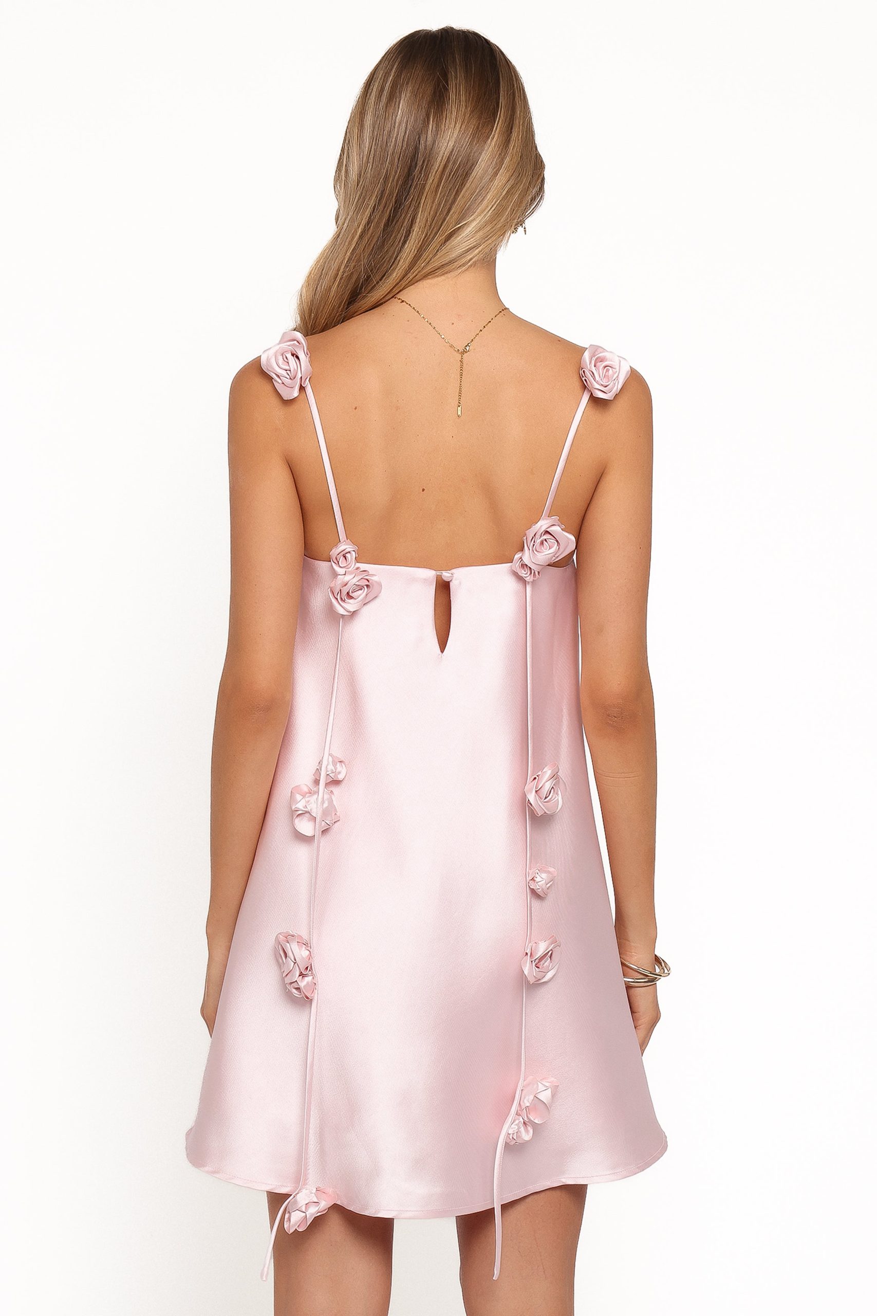 Airlie Mini Dress - Baby Pink - Image 5