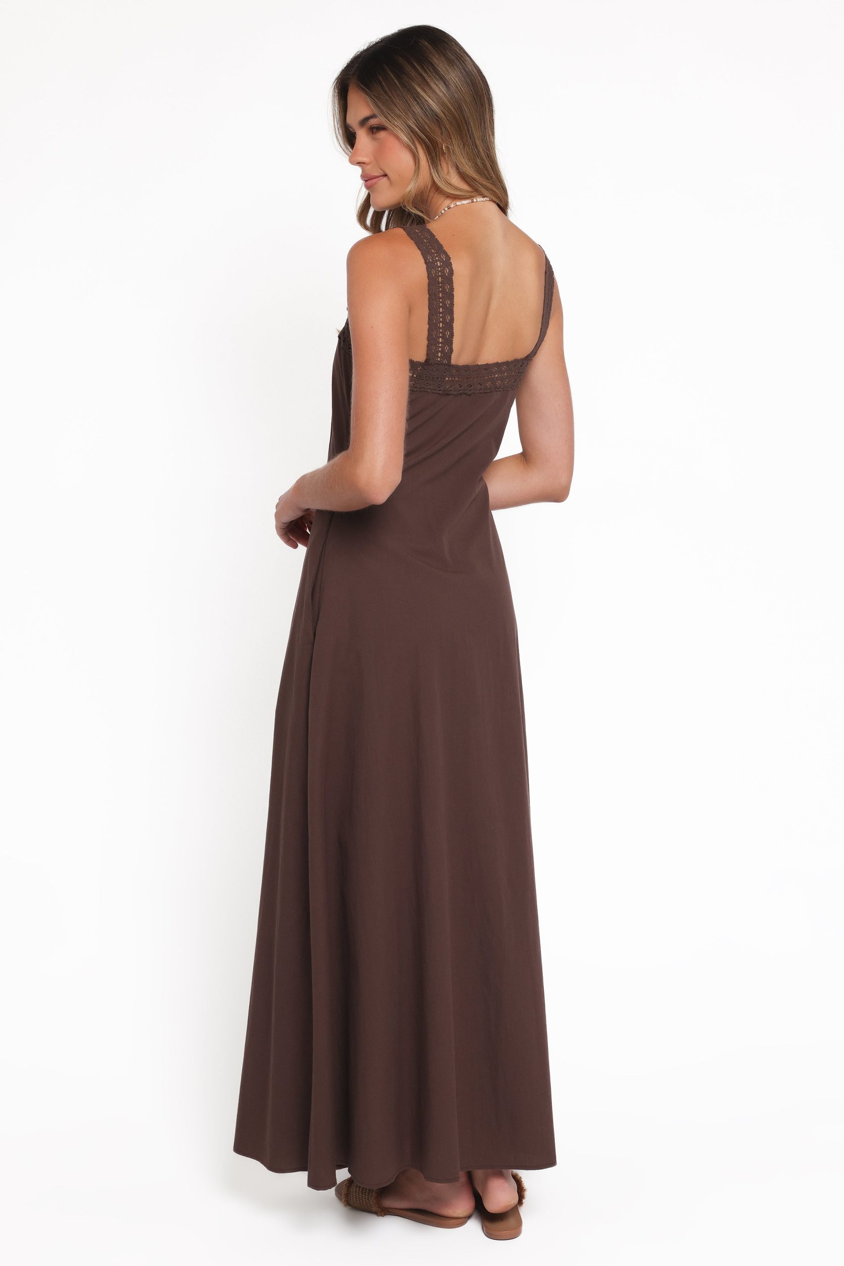 Alandra Maxi Dress - Brown - Image 5