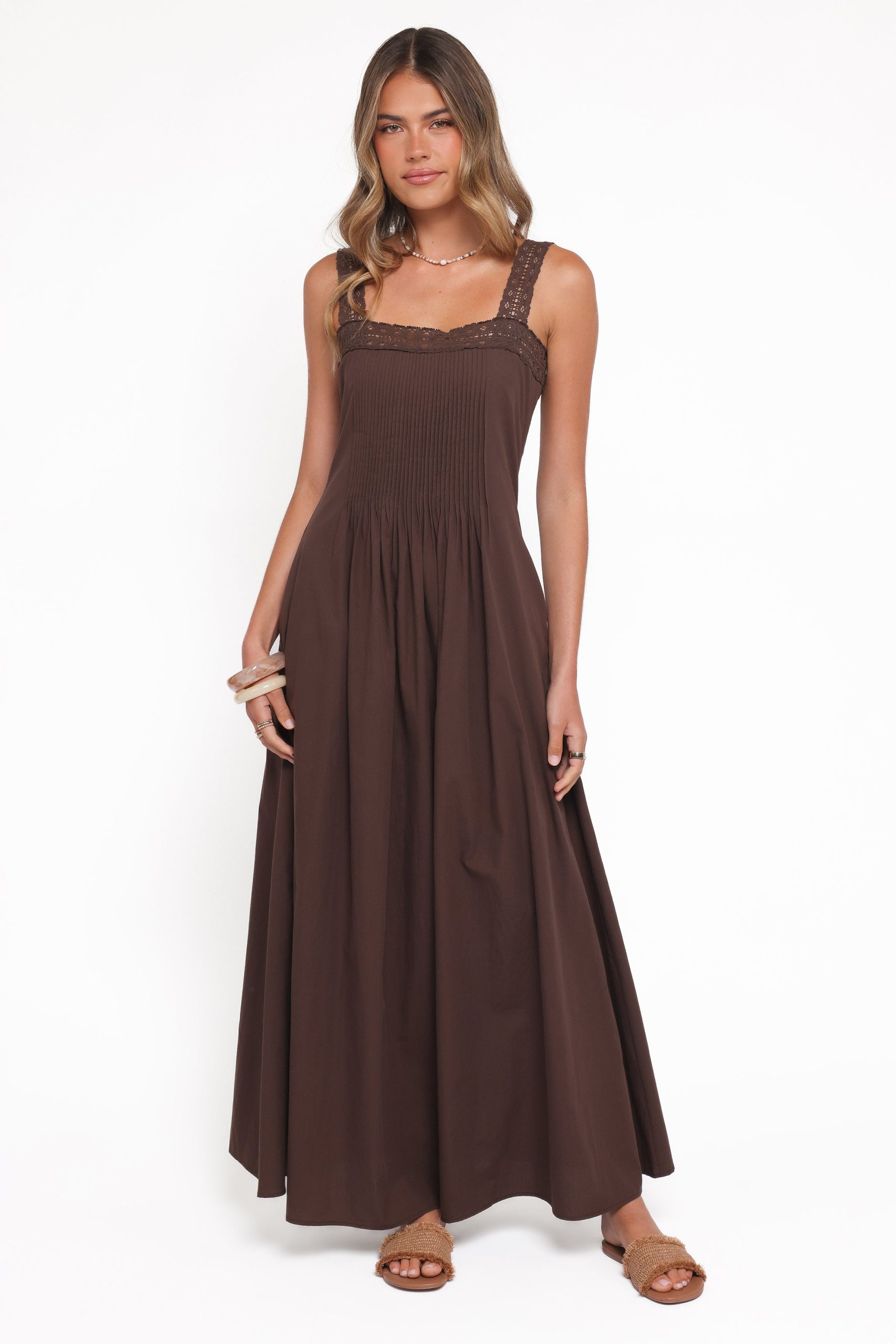 Alandra Maxi Dress - Brown - Image 6