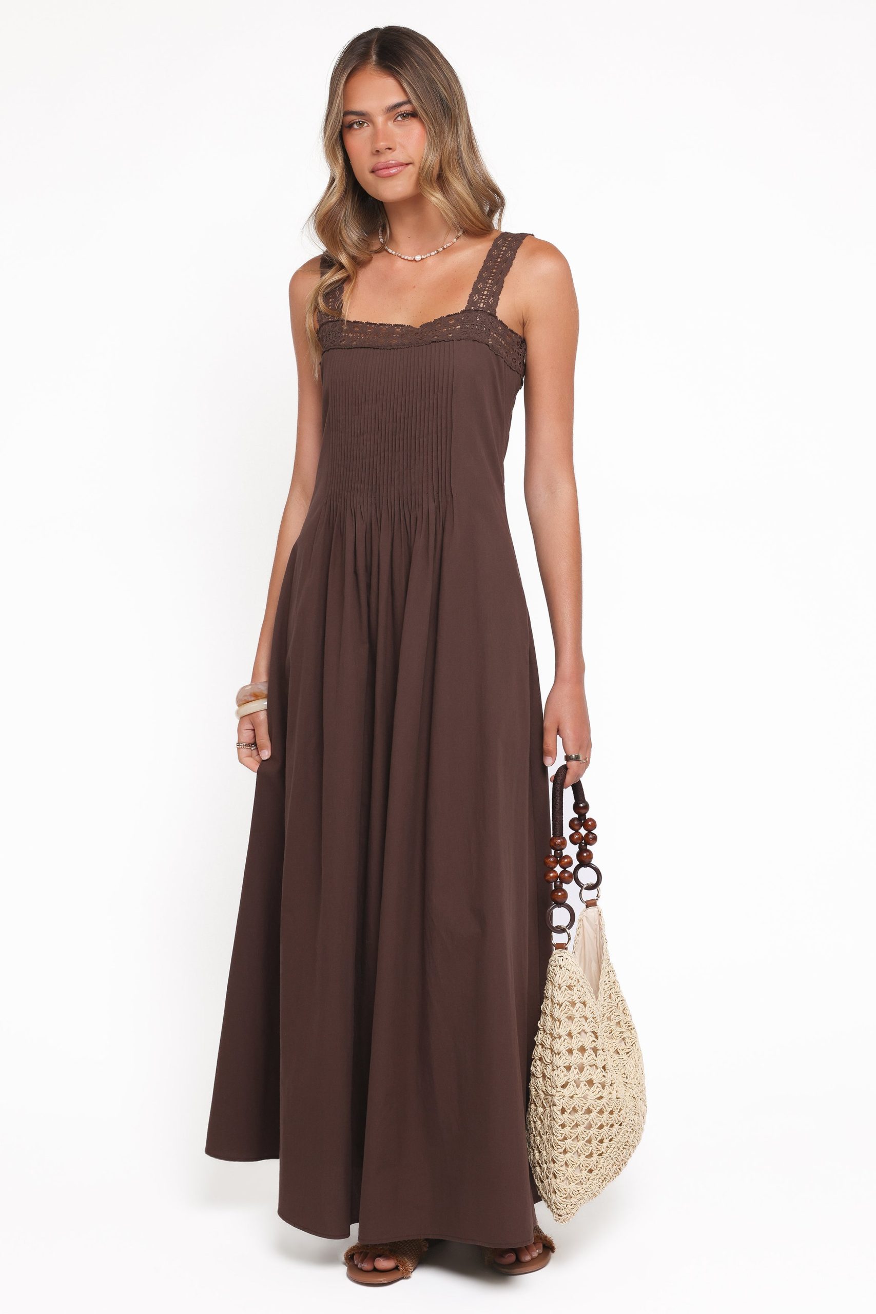 Alandra Maxi Dress - Brown - Image 2