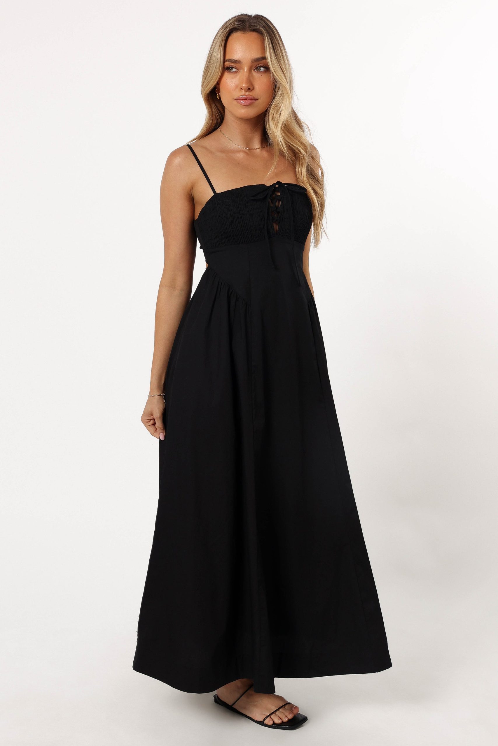 Alena Midi Dress - Black - Image 7