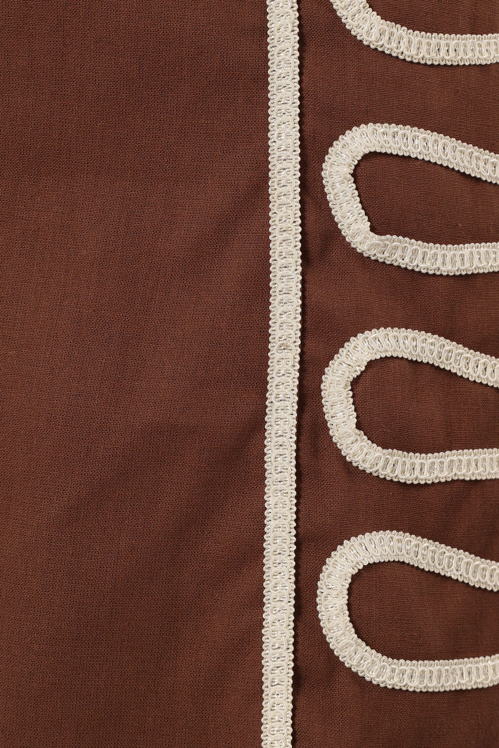 Alexa Mini Dress - Chocolate - Image 8