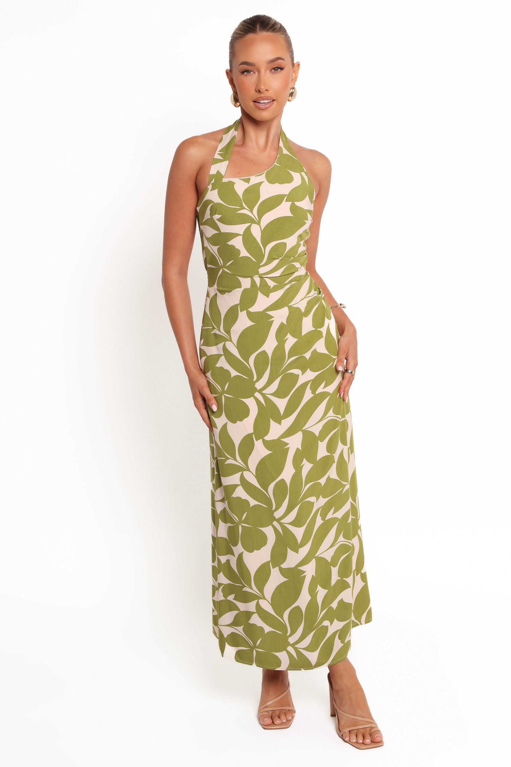 Alexis Maxi Dress - Green Floral - Image 2
