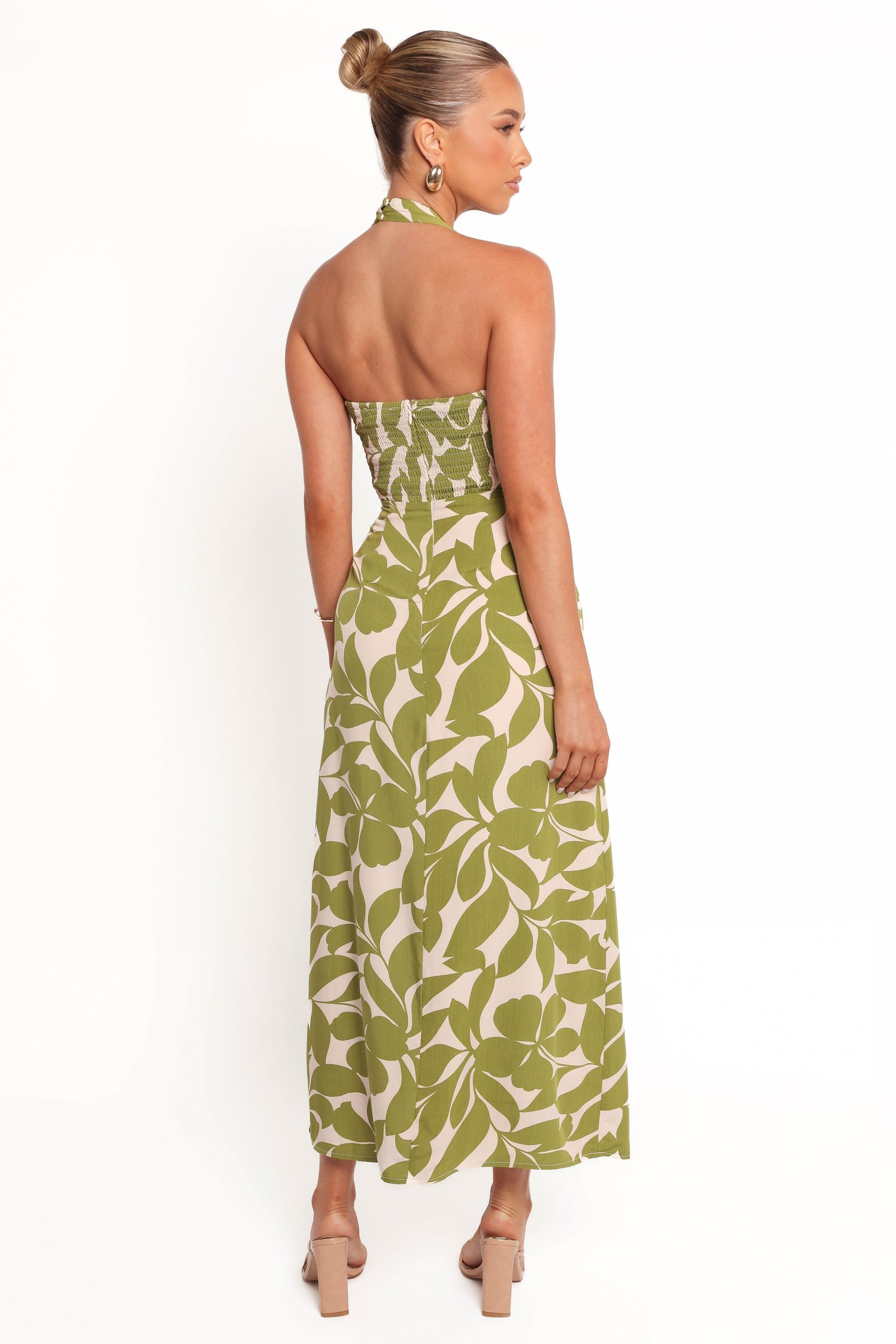 Alexis Maxi Dress - Green Floral - Image 4