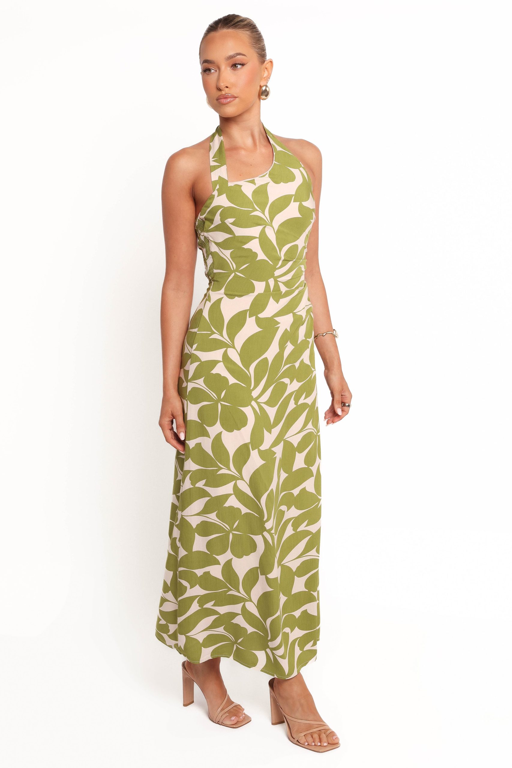 Alexis Maxi Dress - Green Floral - Image 7