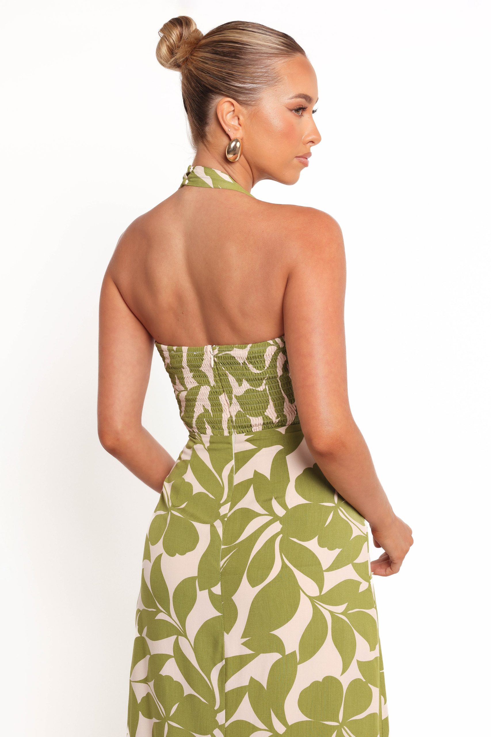 Alexis Maxi Dress - Green Floral - Image 5