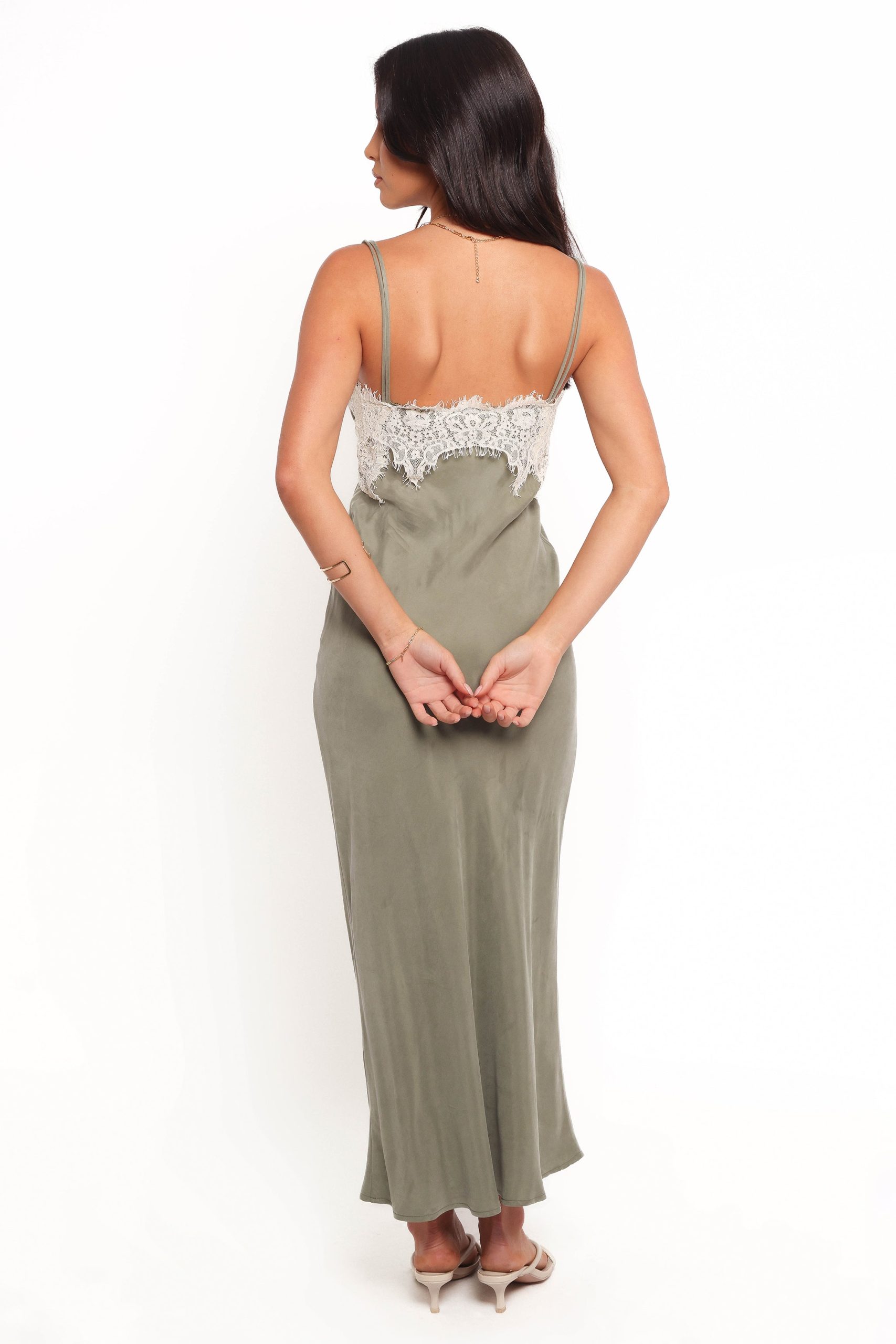Alita Midi Dress - Olive - Image 4