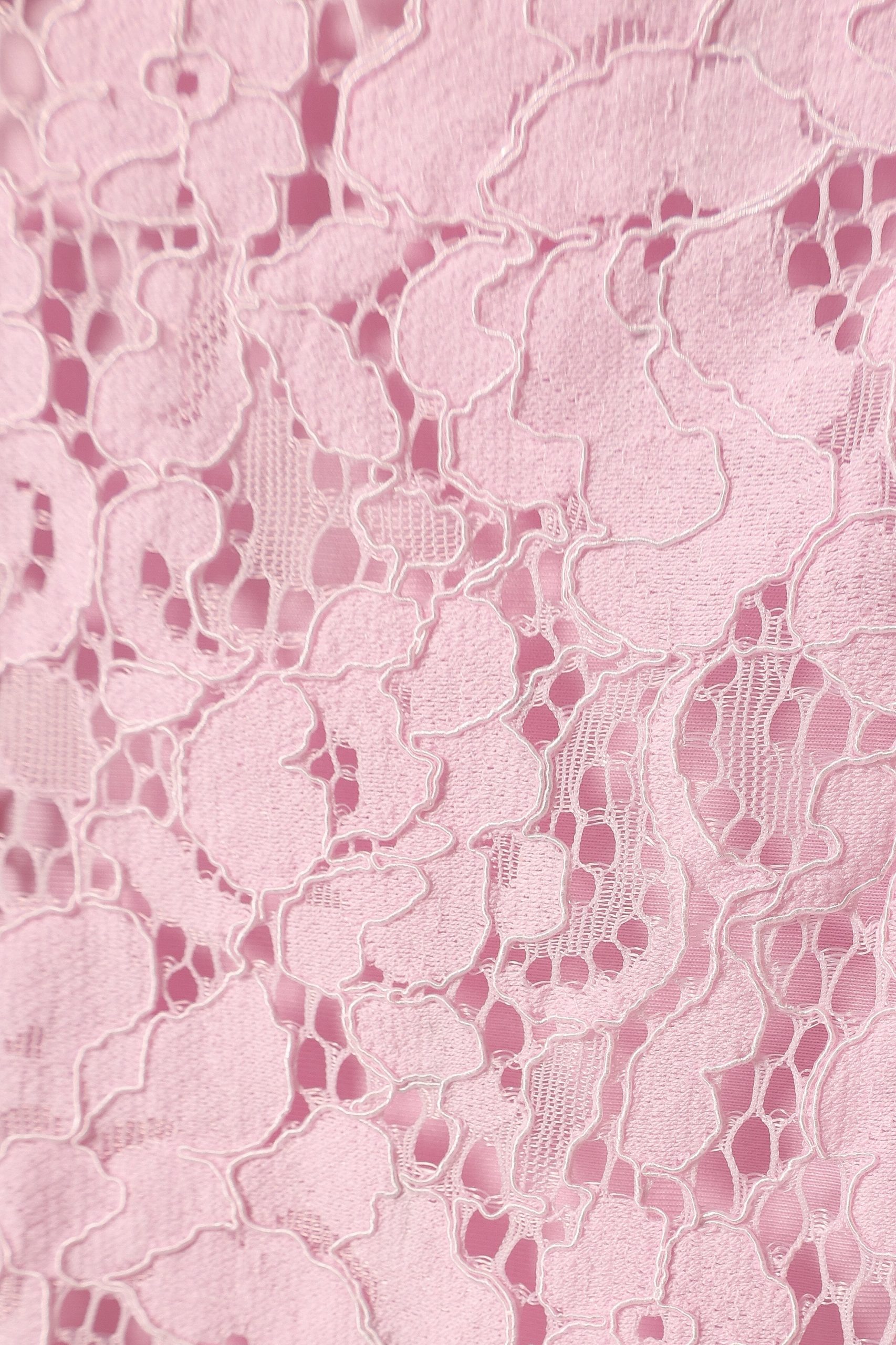 Allegra Lace Midi Dress - Pink - Image 9