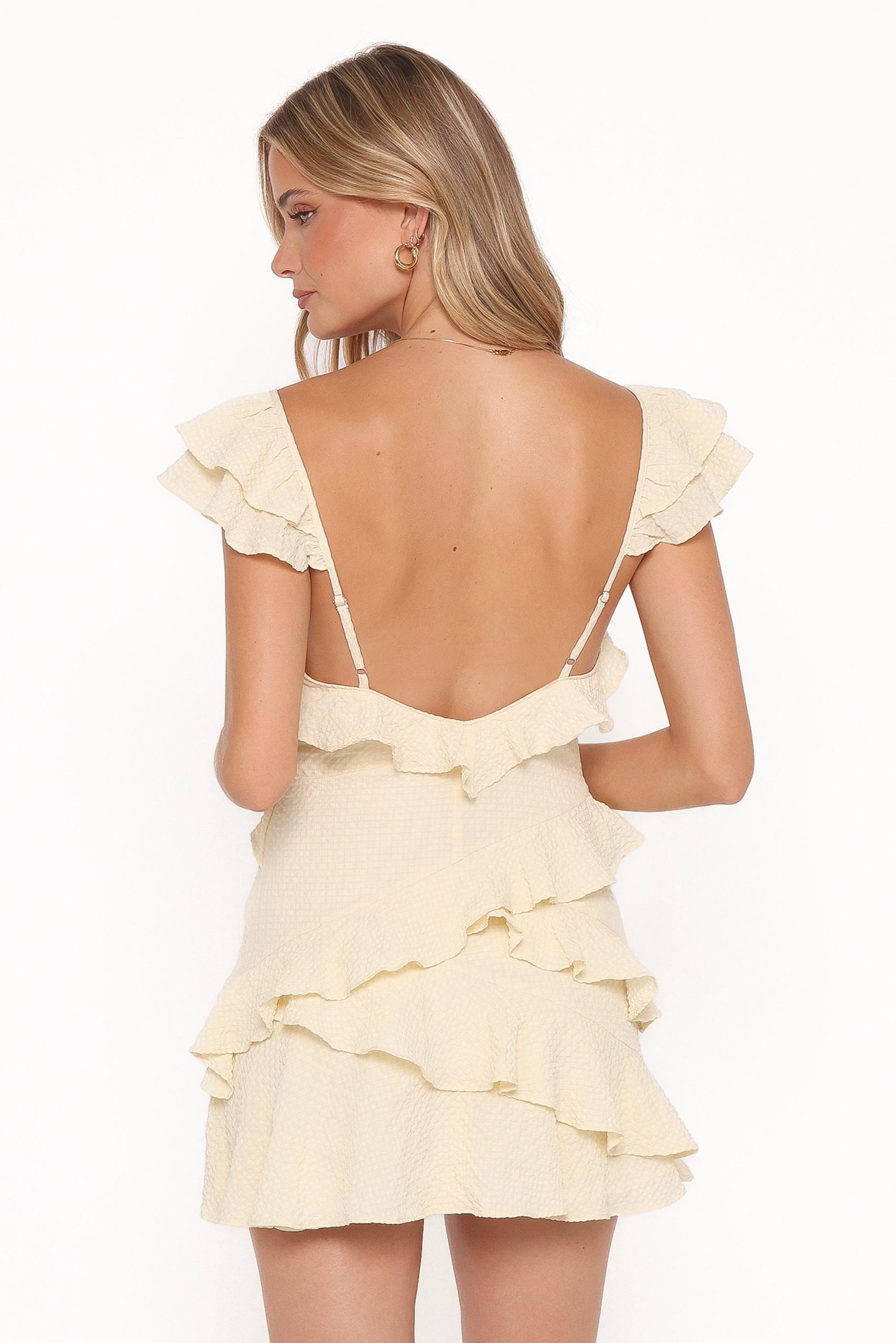 Allery Mini Dress - Yellow - Image 4
