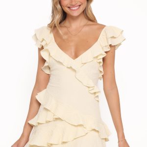 Allery Mini Dress - Yellow