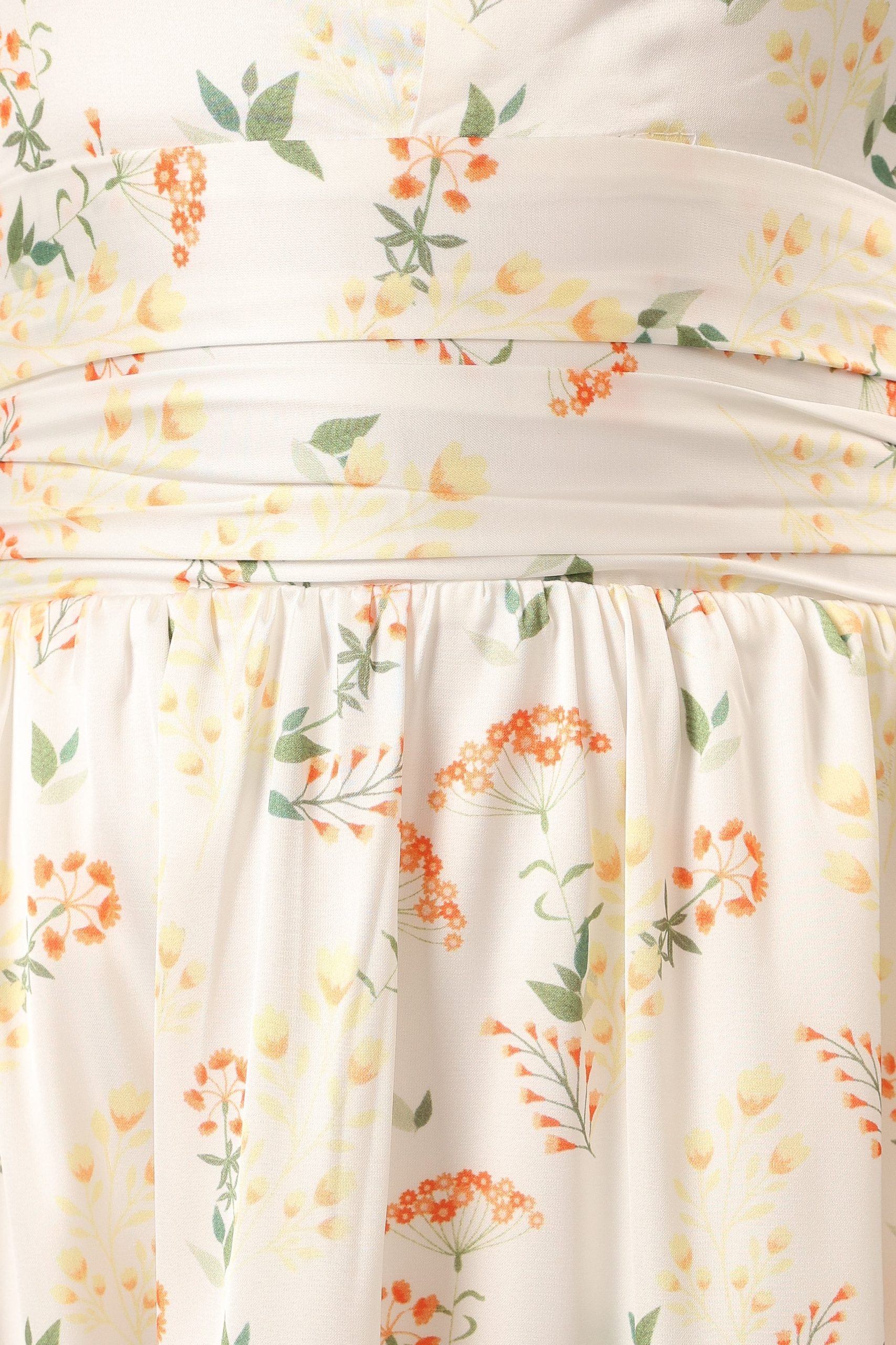 Allora Halter Dress - Yellow Floral - Image 9