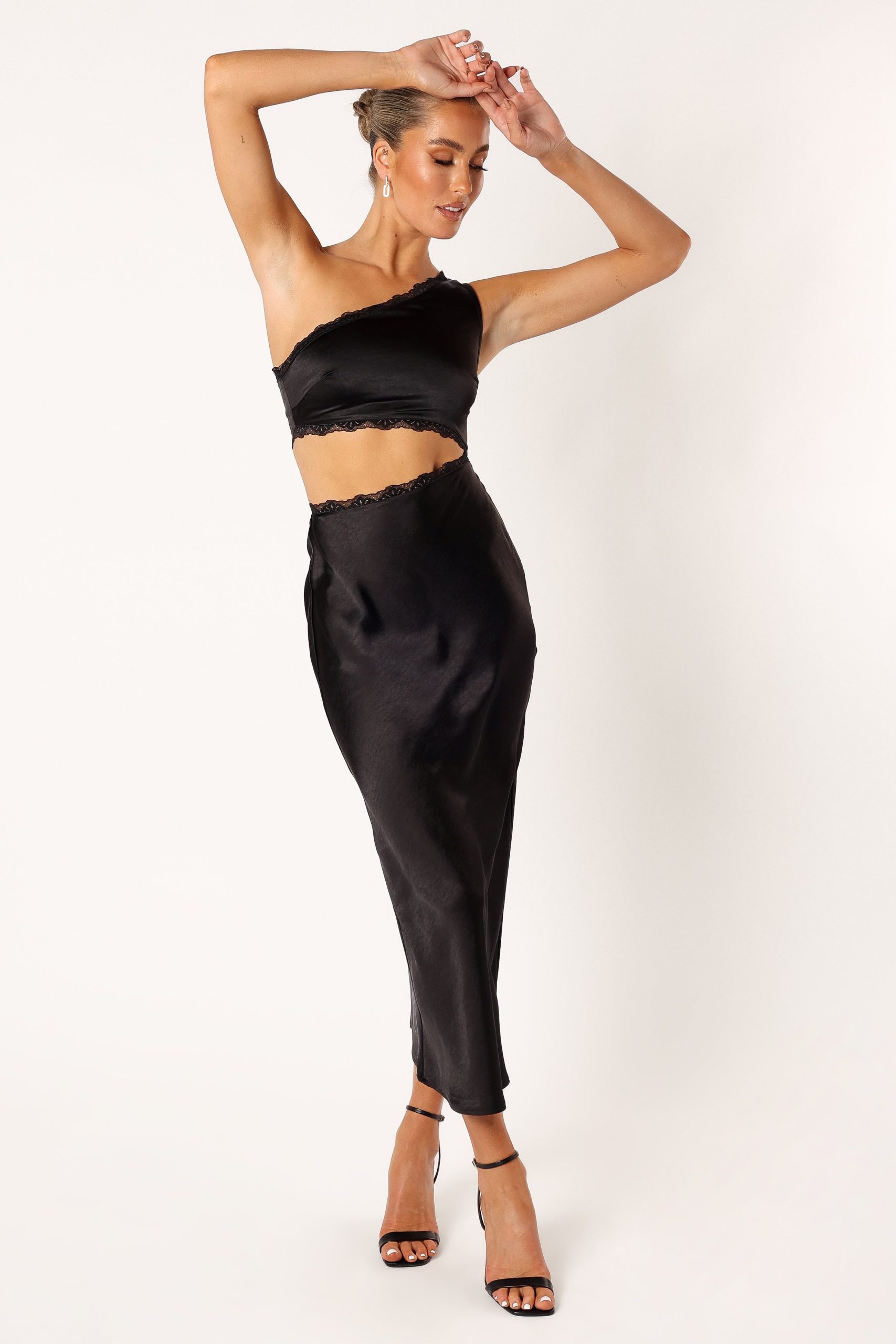 Alta Long Midi Dress - Black - Image 2