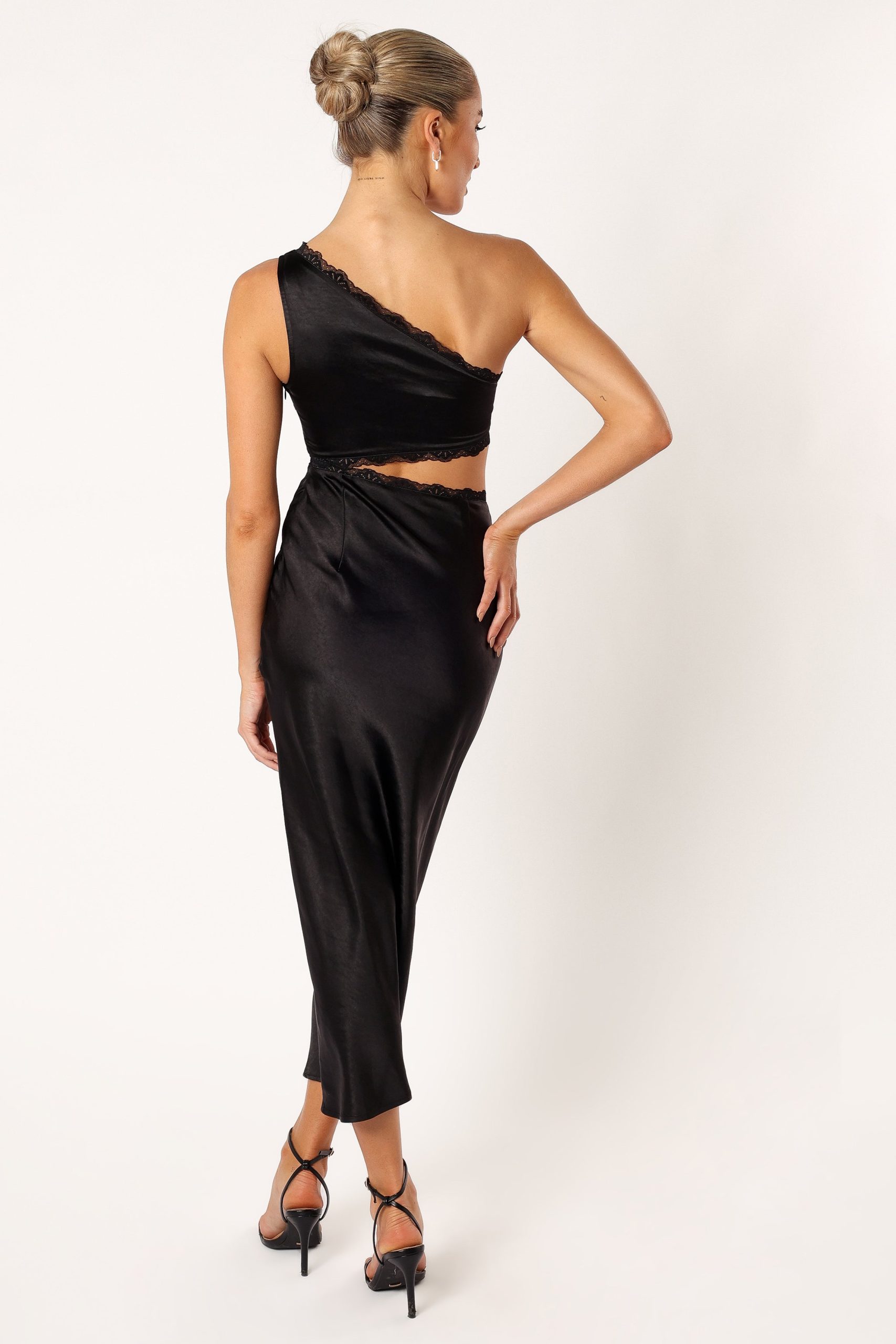 Alta Long Midi Dress - Black - Image 4