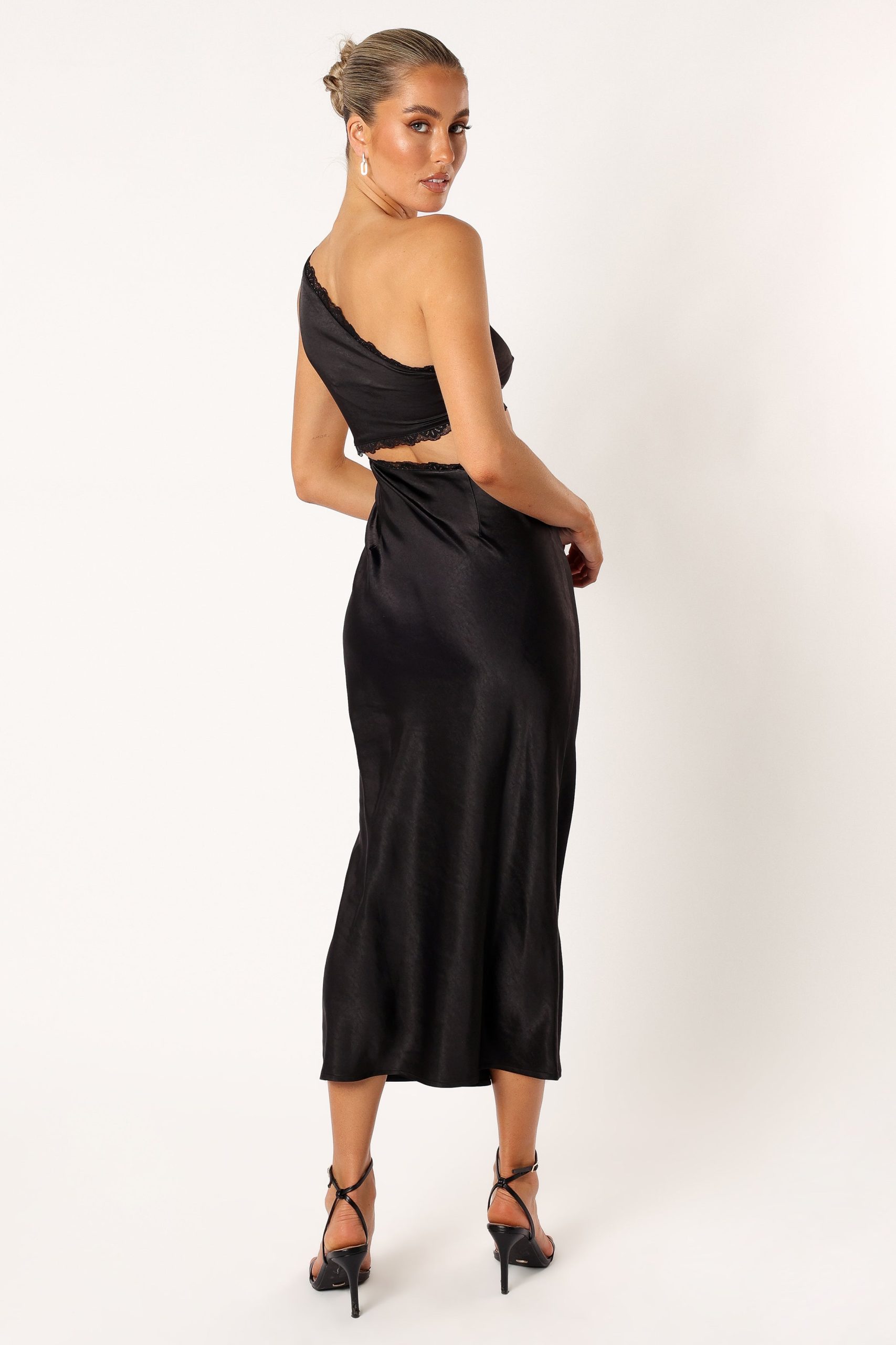 Alta Long Midi Dress - Black - Image 5