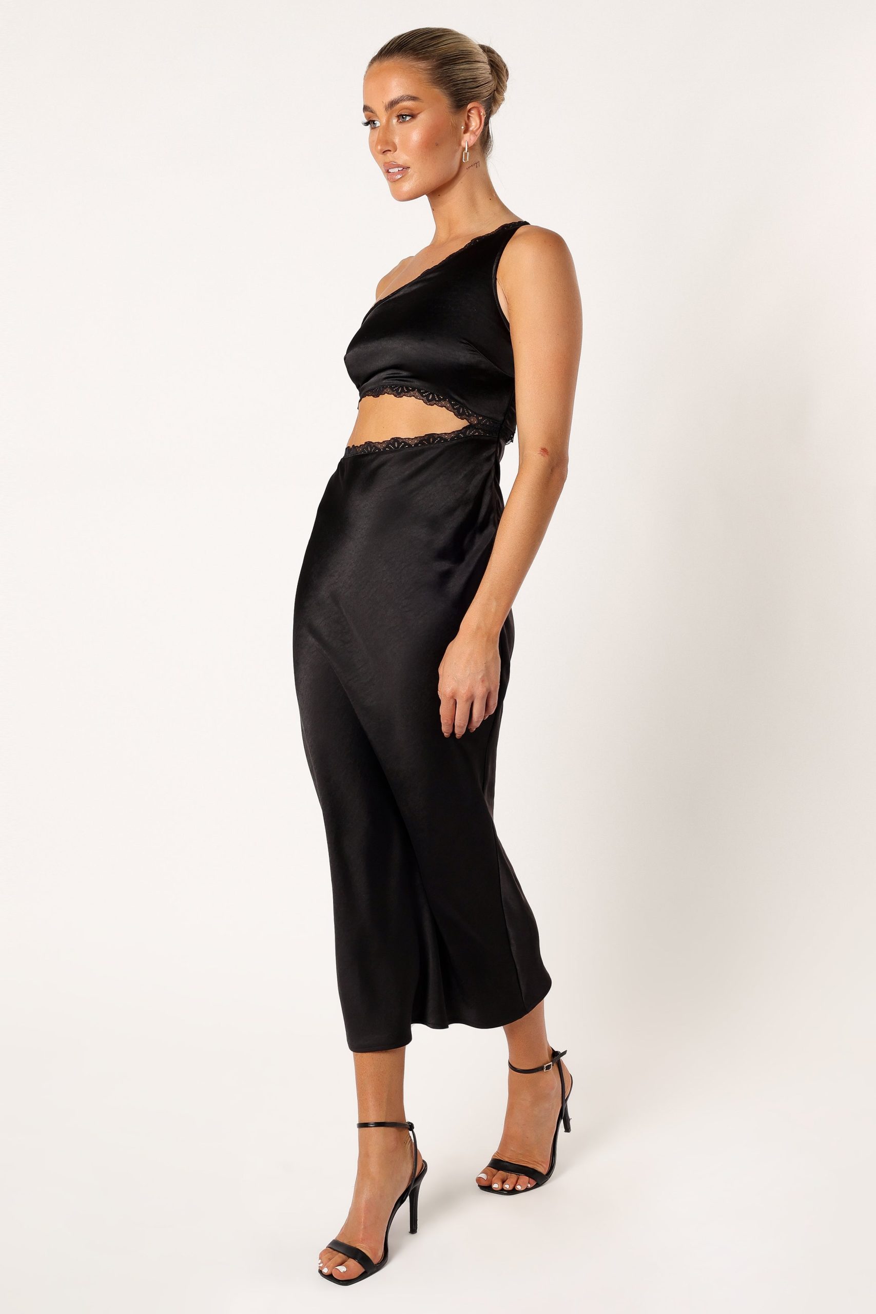 Alta Long Midi Dress - Black - Image 6