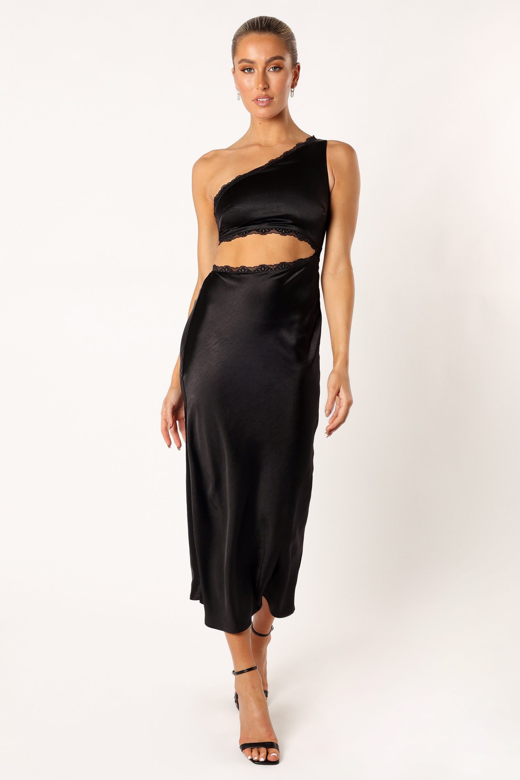Alta Long Midi Dress - Black - Image 7