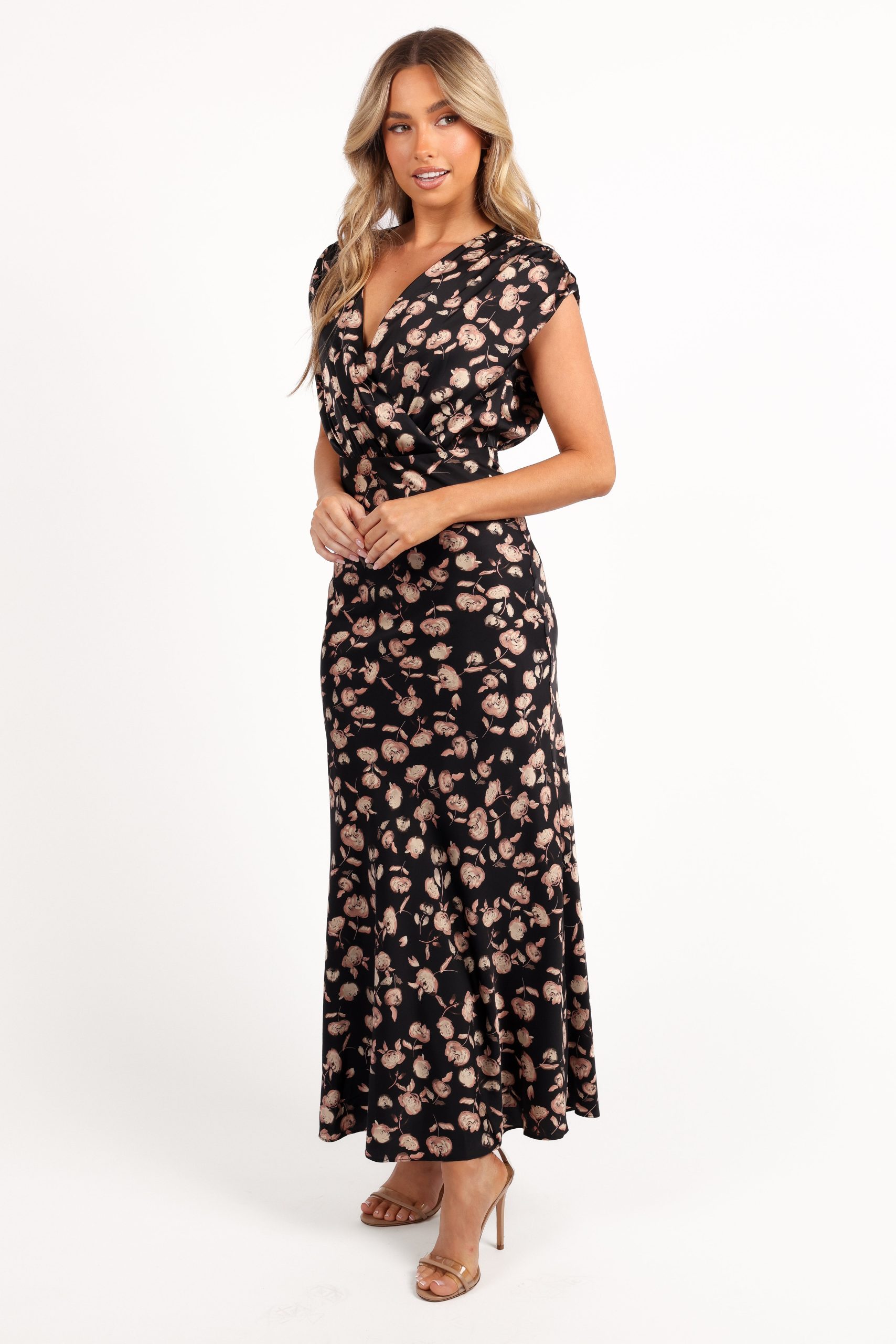 Amarlee Maxi Dress - Black Floral - Image 4