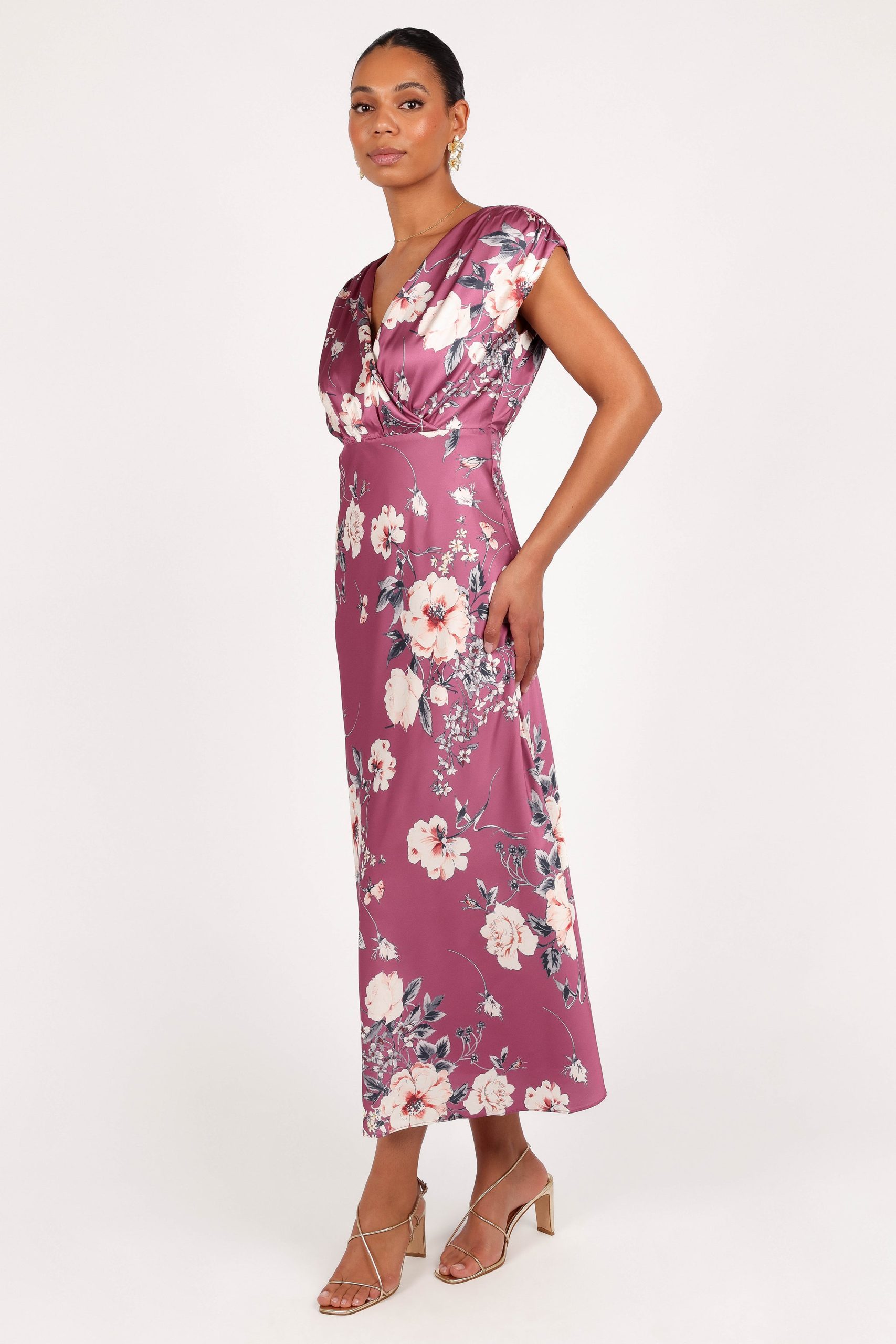Amarlee Maxi Dress - Dark Rose Floral - Image 5