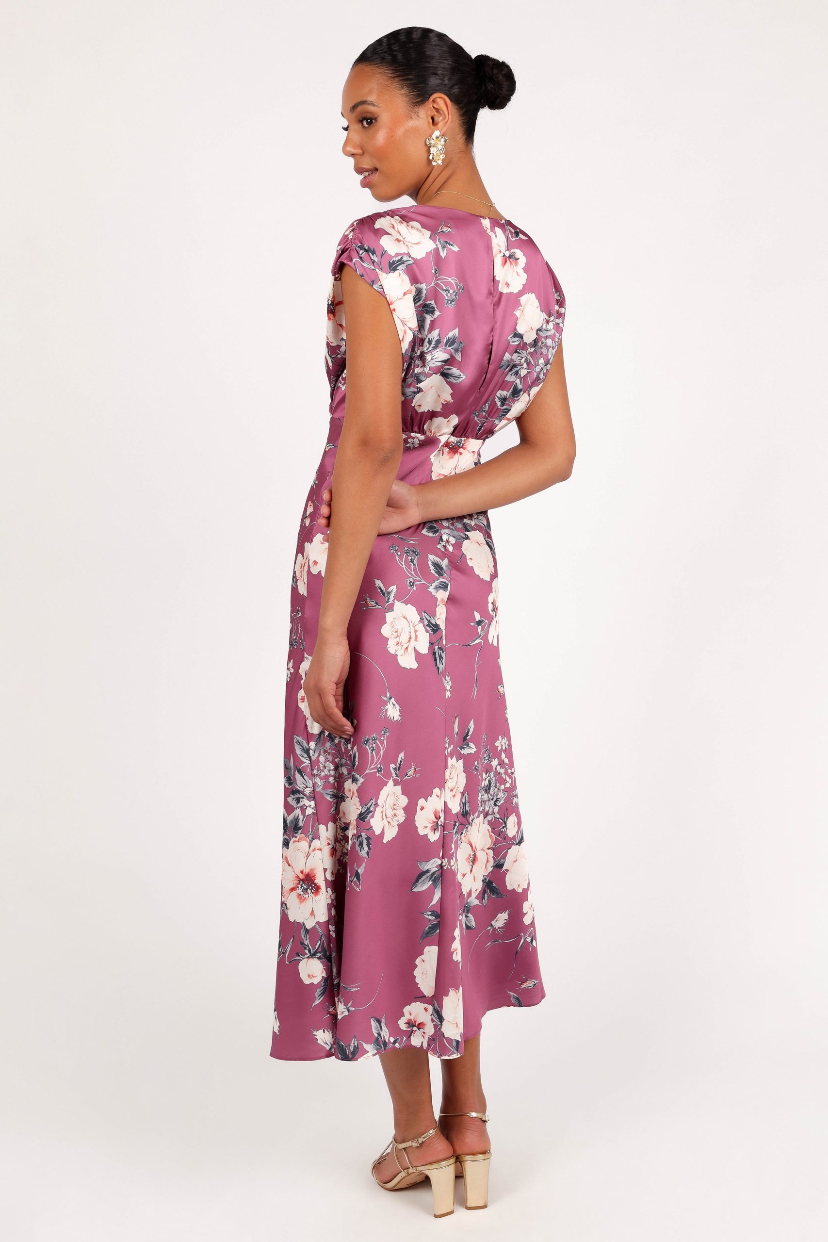 Amarlee Maxi Dress - Dark Rose Floral - Image 6